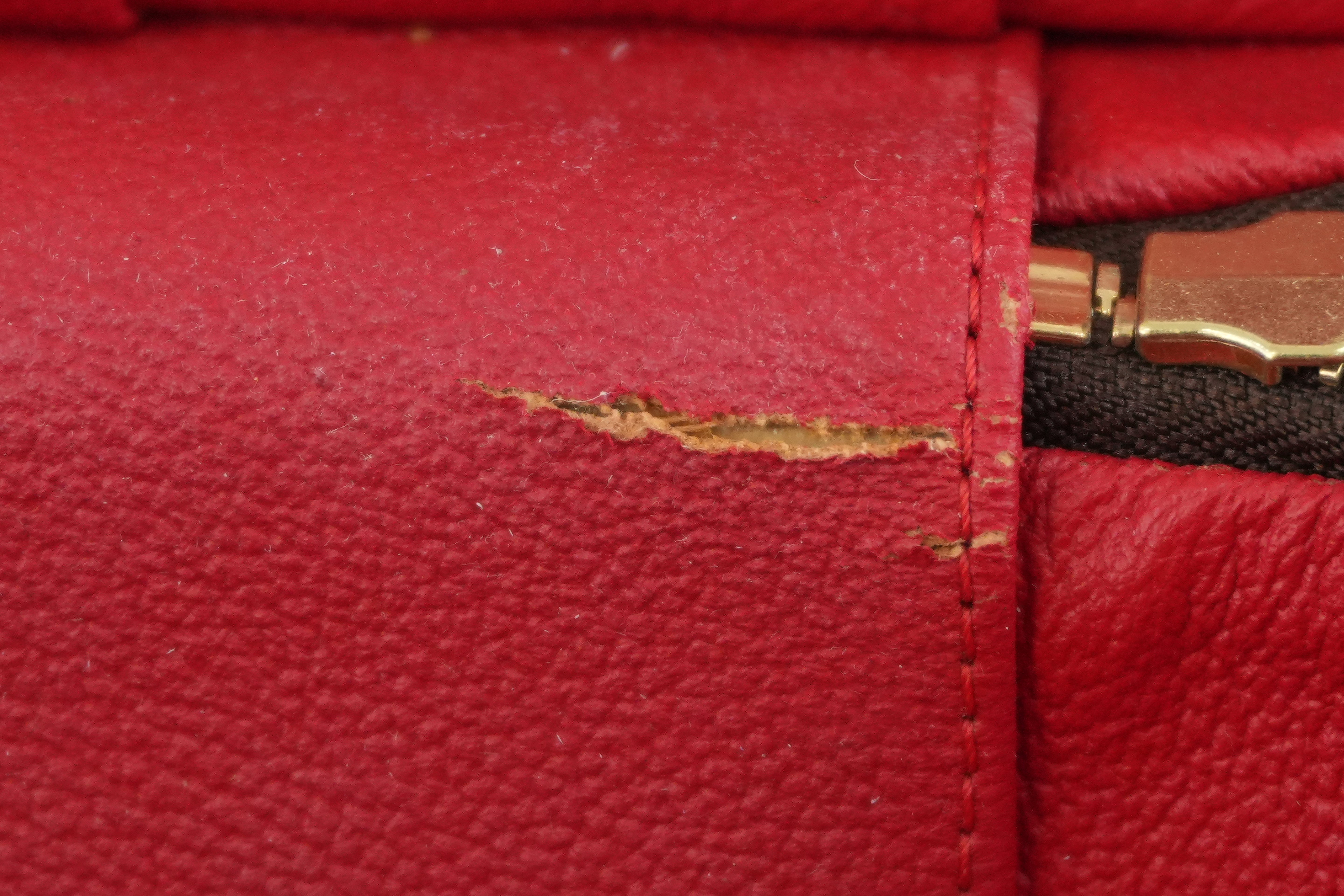 Louis Vuitton Damier Ebene Nice Vanity Case Special Order Used