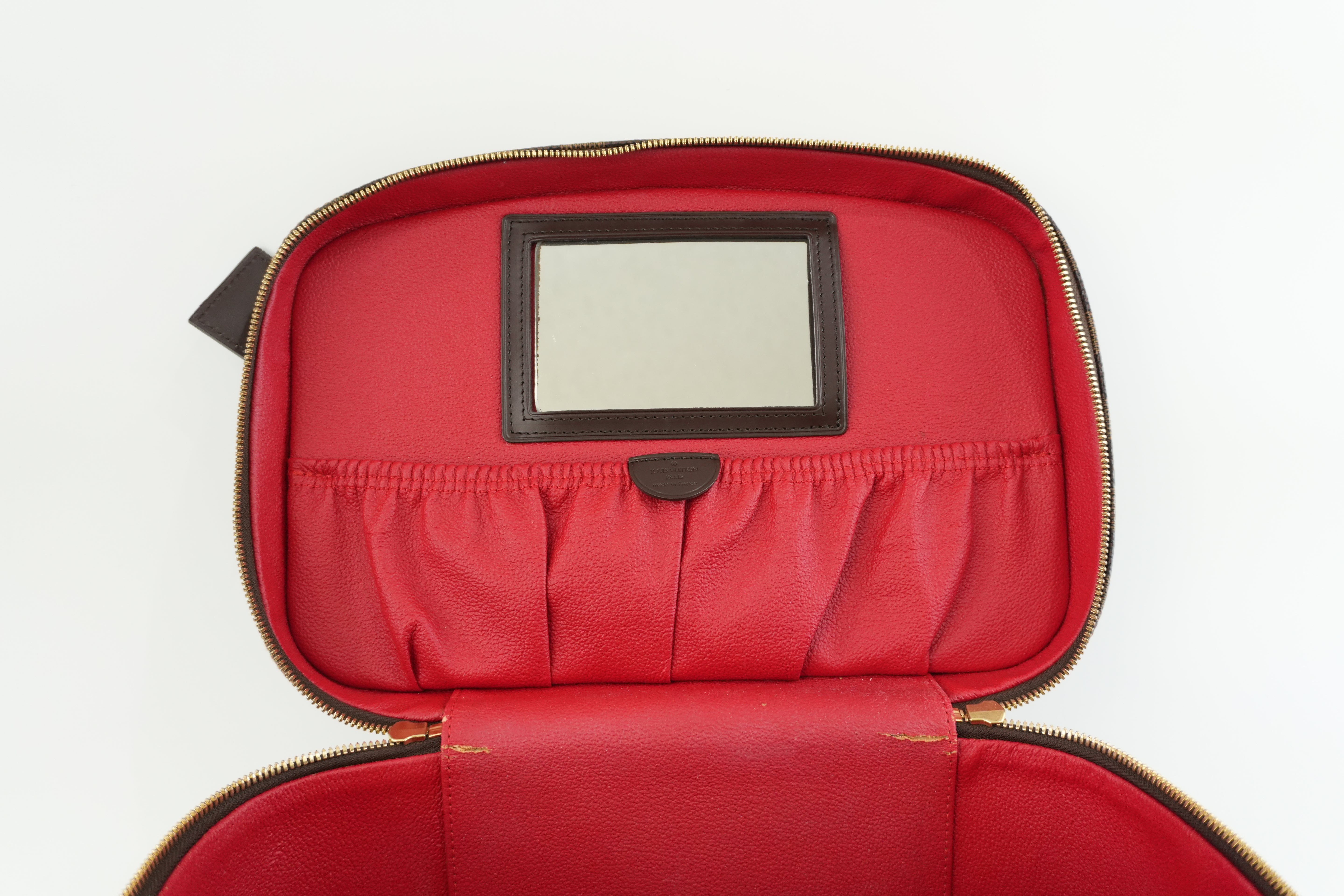 Louis Vuitton Damier Ebene Nice Vanity Case Special Order Used