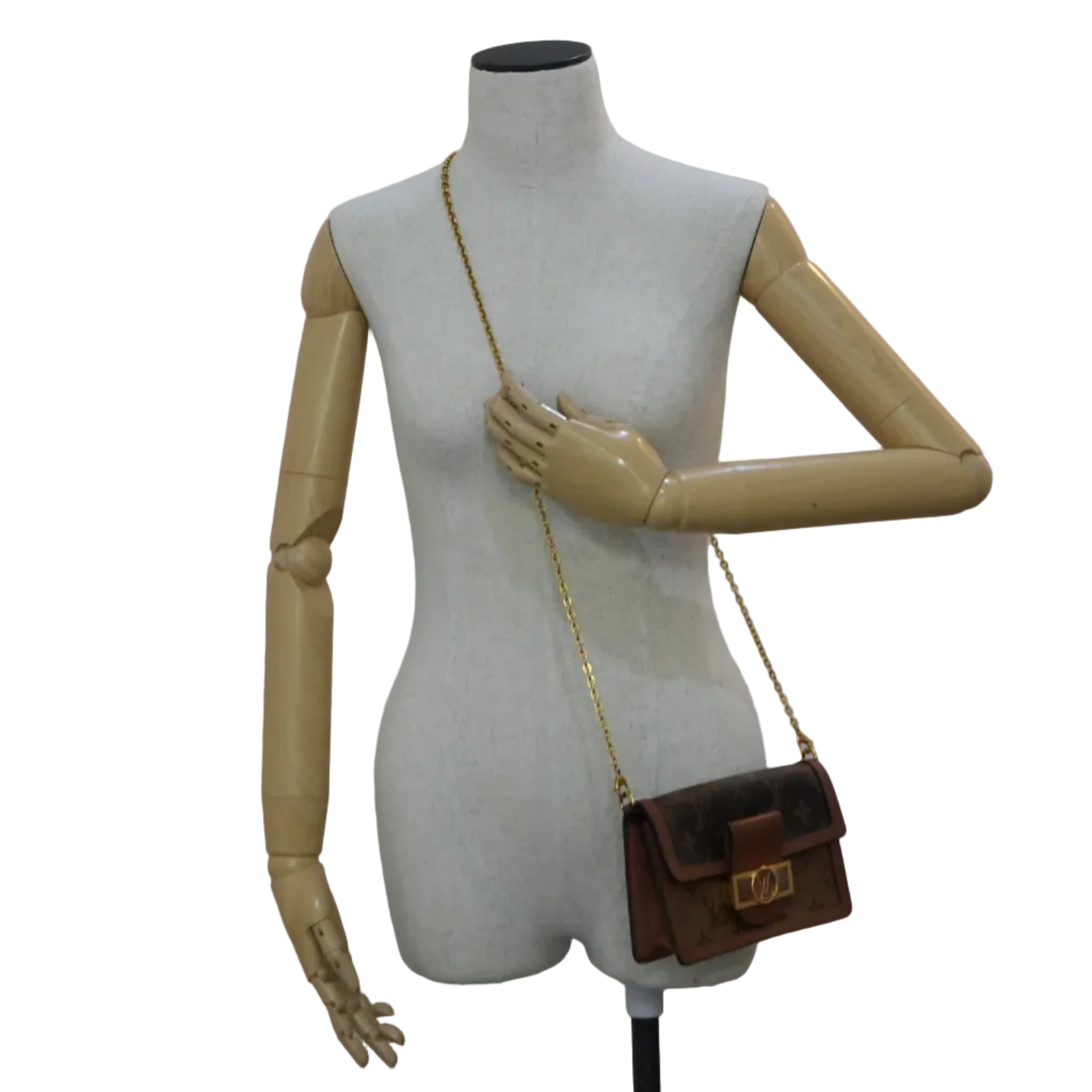 Pre-owned Louis Vuitton Reverse Monogram Dauphine Shoulder Bag