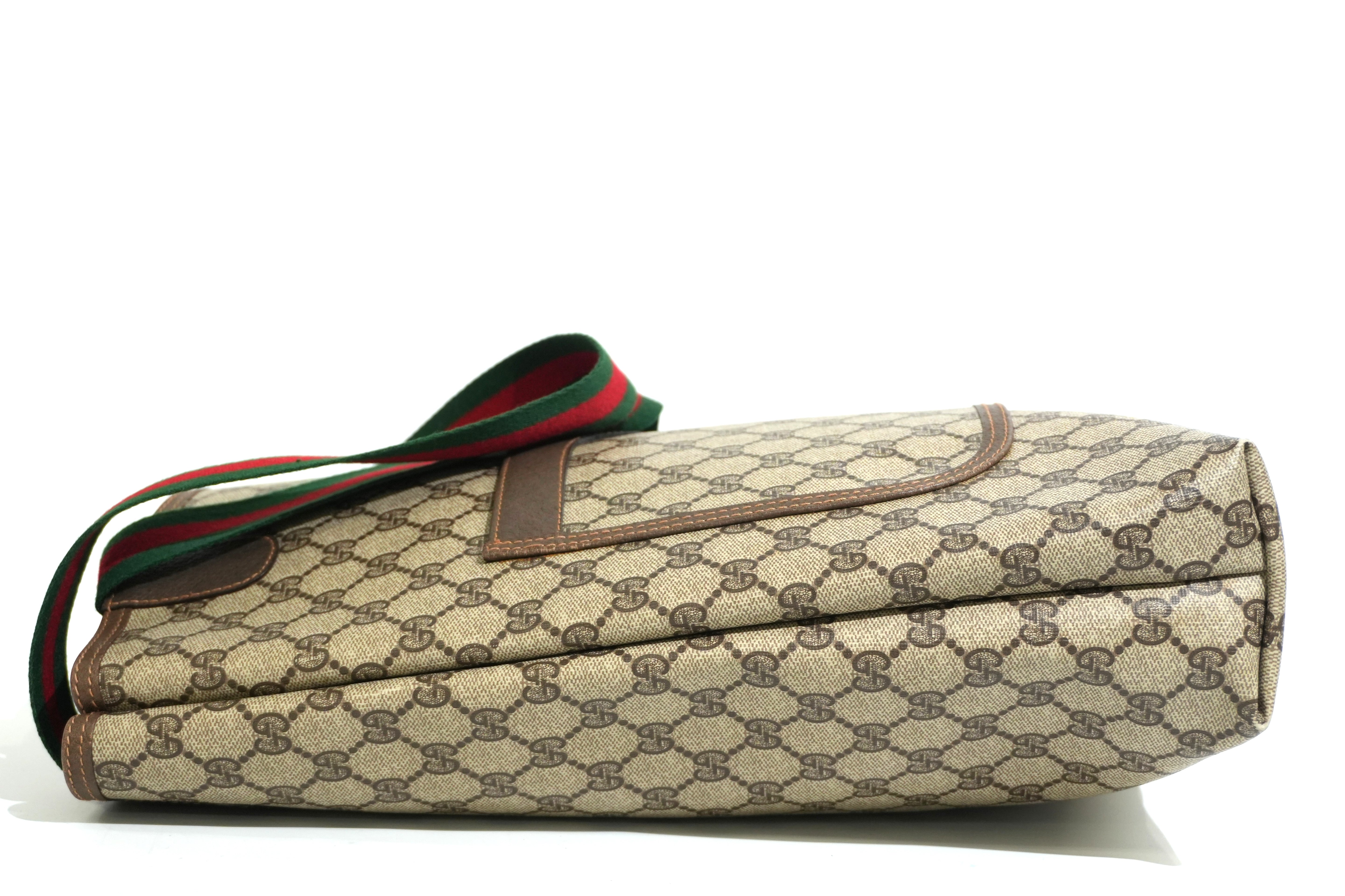 Pre-owned Gucci Ophidia Tote Bag Brown