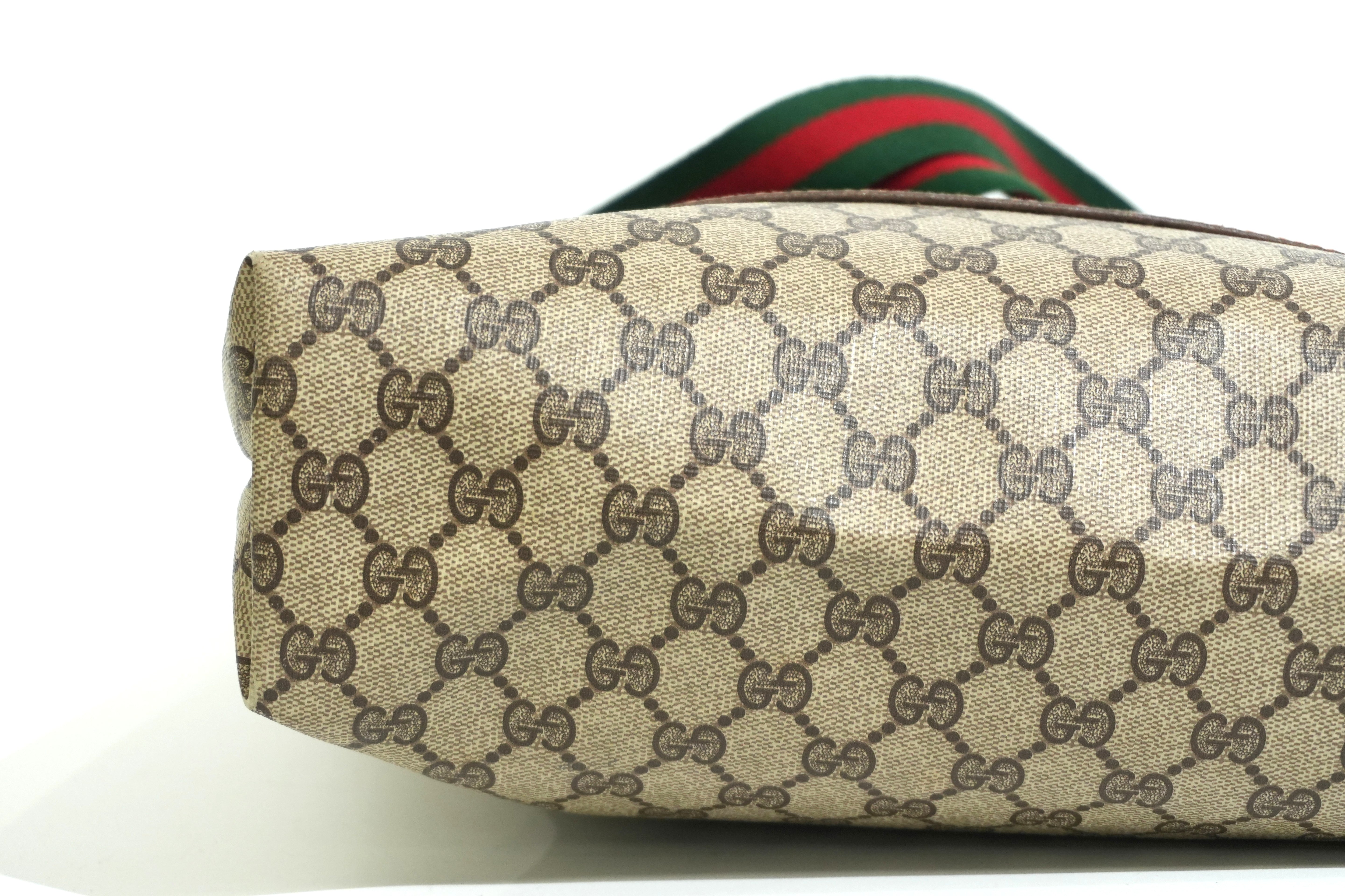 Pre-owned Gucci Ophidia Tote Bag Brown