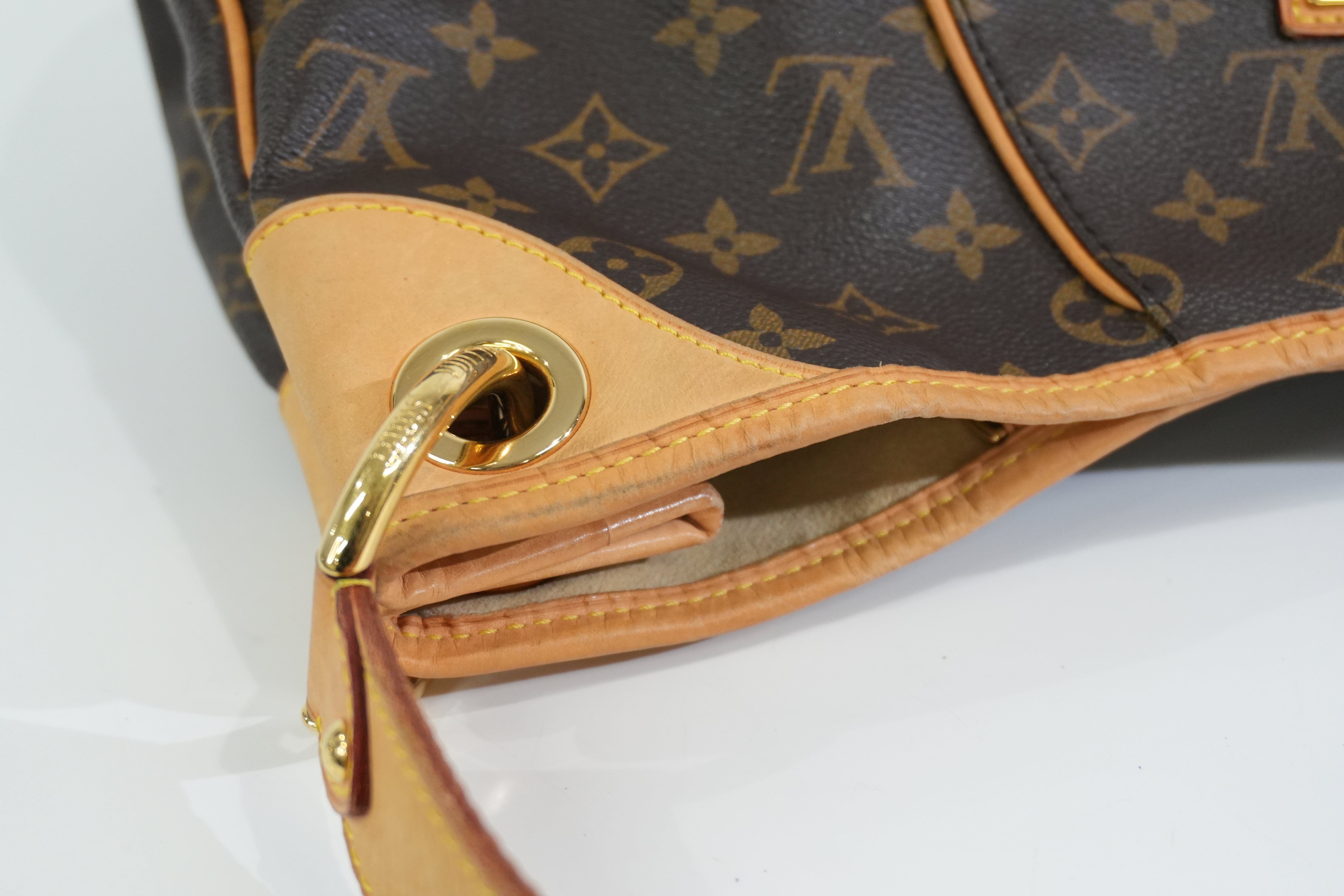 Pre-owned Louis Vuitton Monogram Galliera GM Hobo Tote Bag
