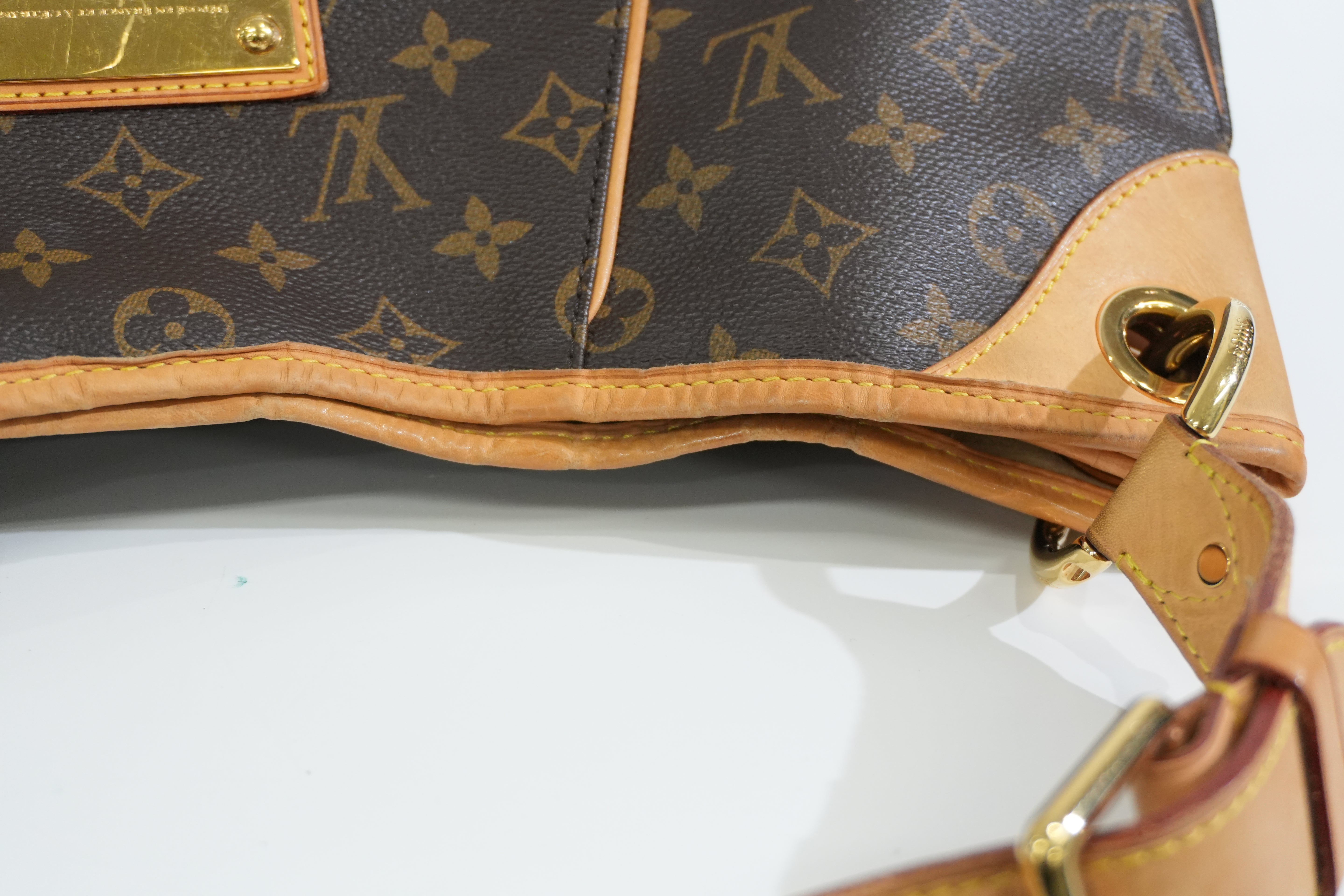 Pre-owned Louis Vuitton Monogram Galliera GM Hobo Tote Bag