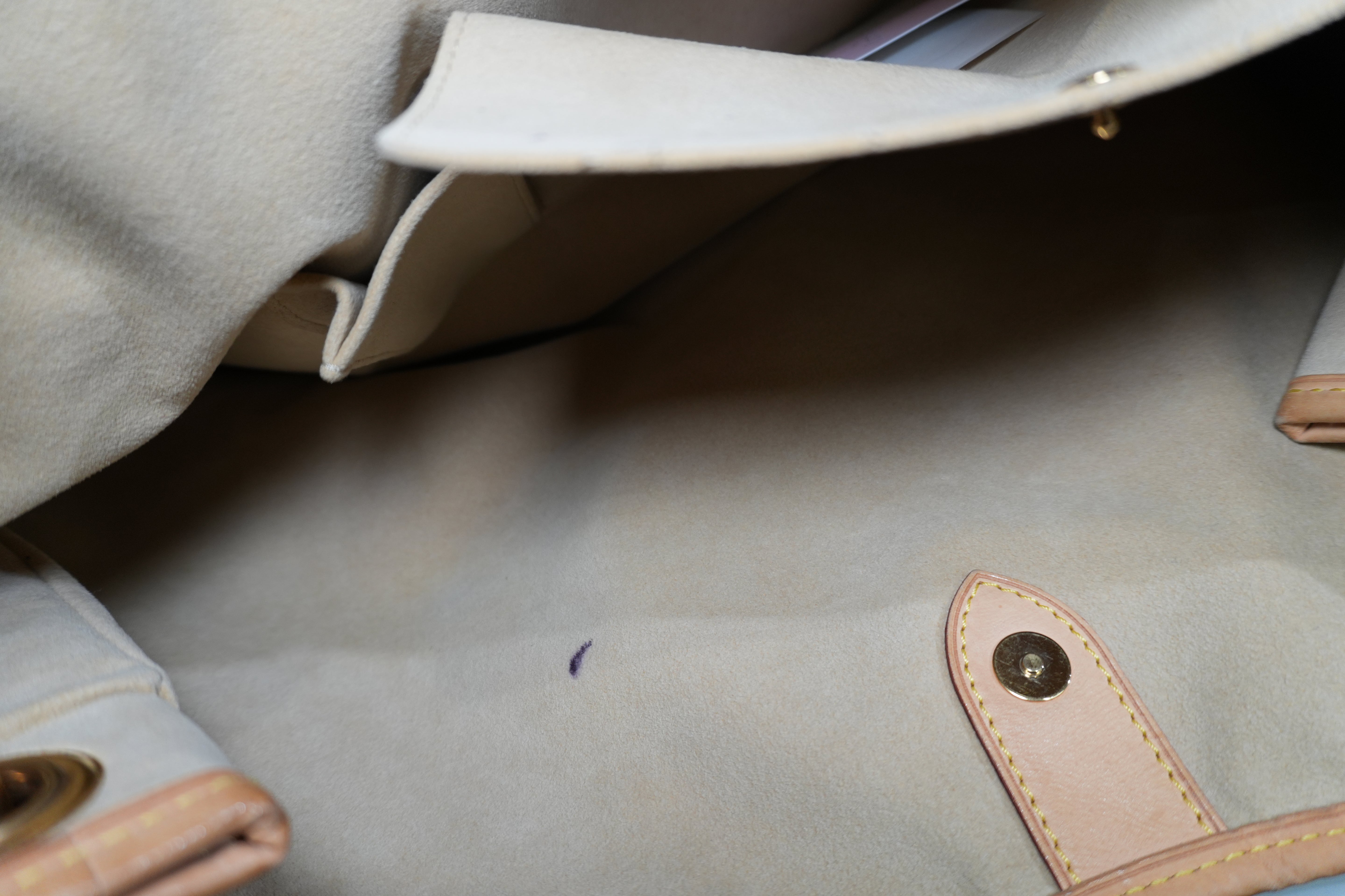 Pre-owned Louis Vuitton Monogram Galliera GM Hobo Tote Bag