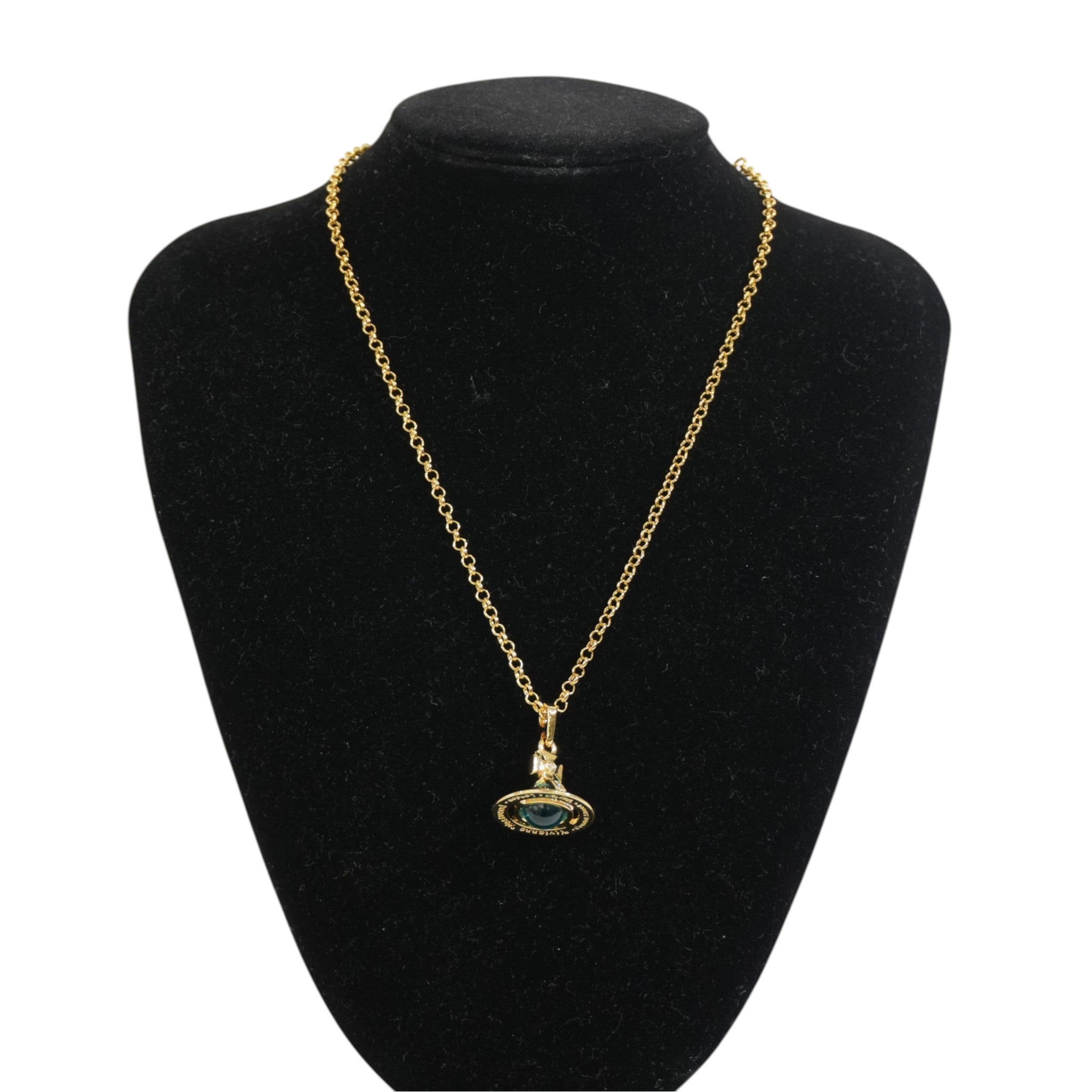 Pre-owned Vivienne Westwood Necklace Blue and Gold
