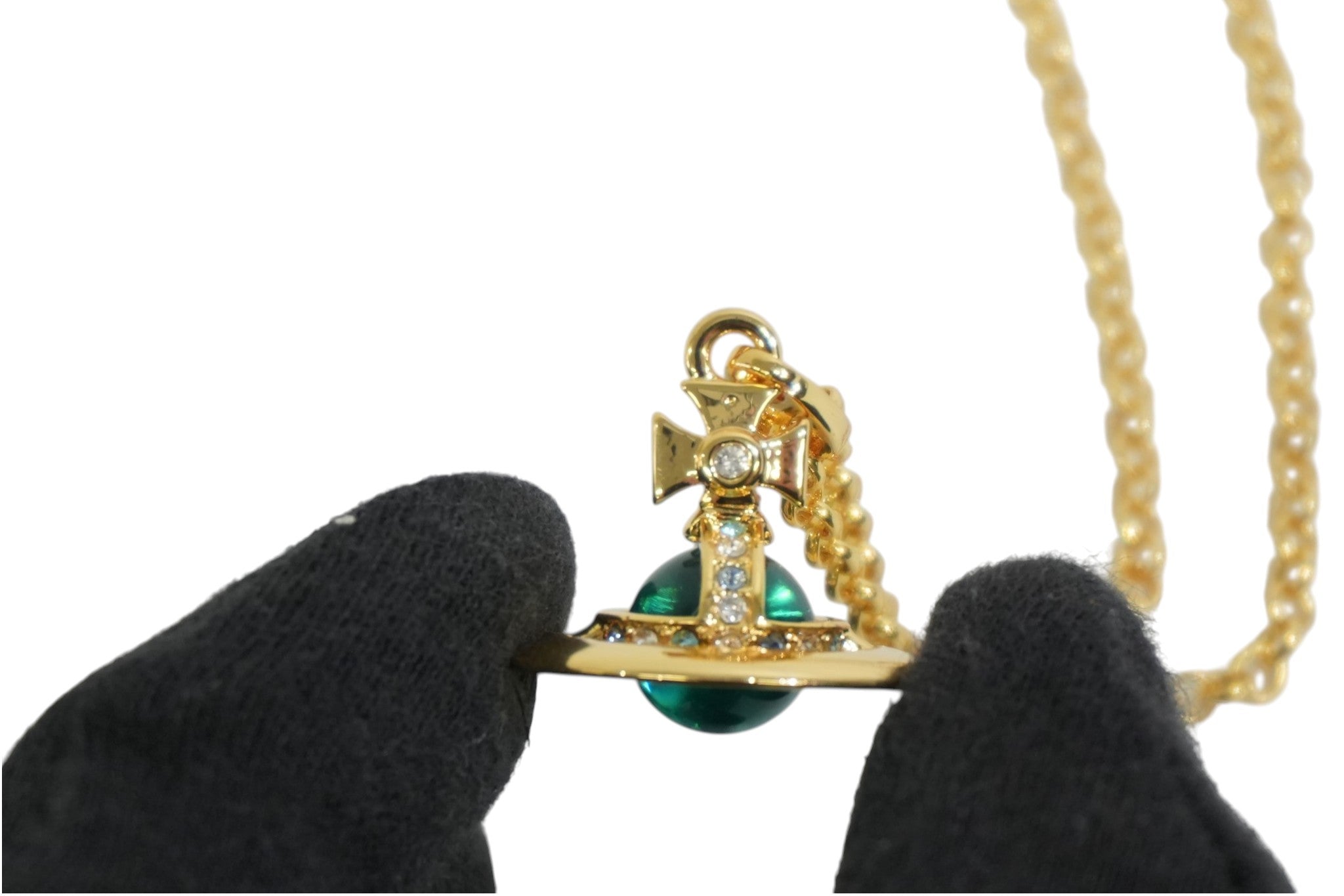 Pre-owned Vivienne Westwood Necklace Blue and Gold