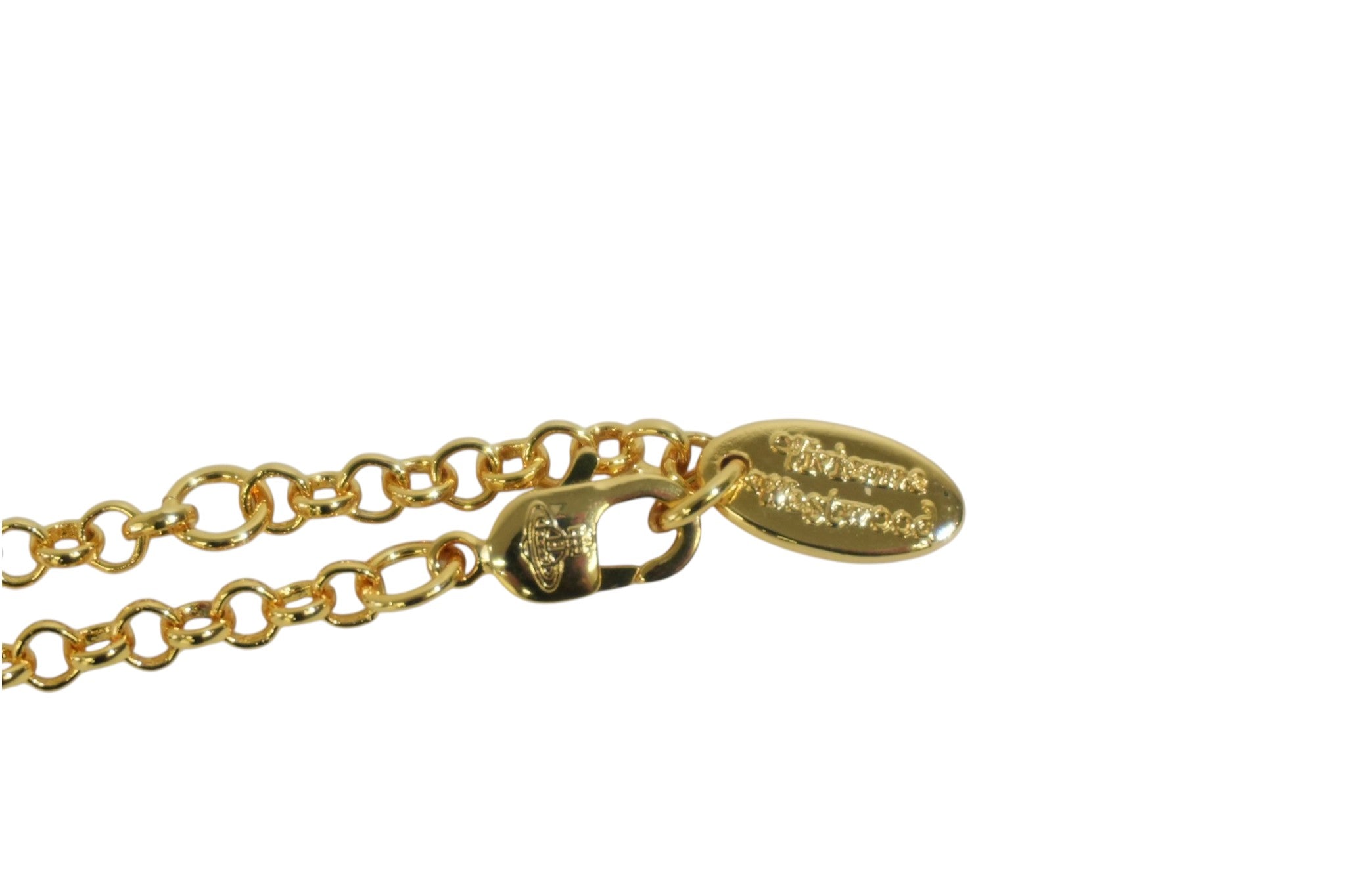 Pre-owned Vivienne Westwood Necklace Blue and Gold