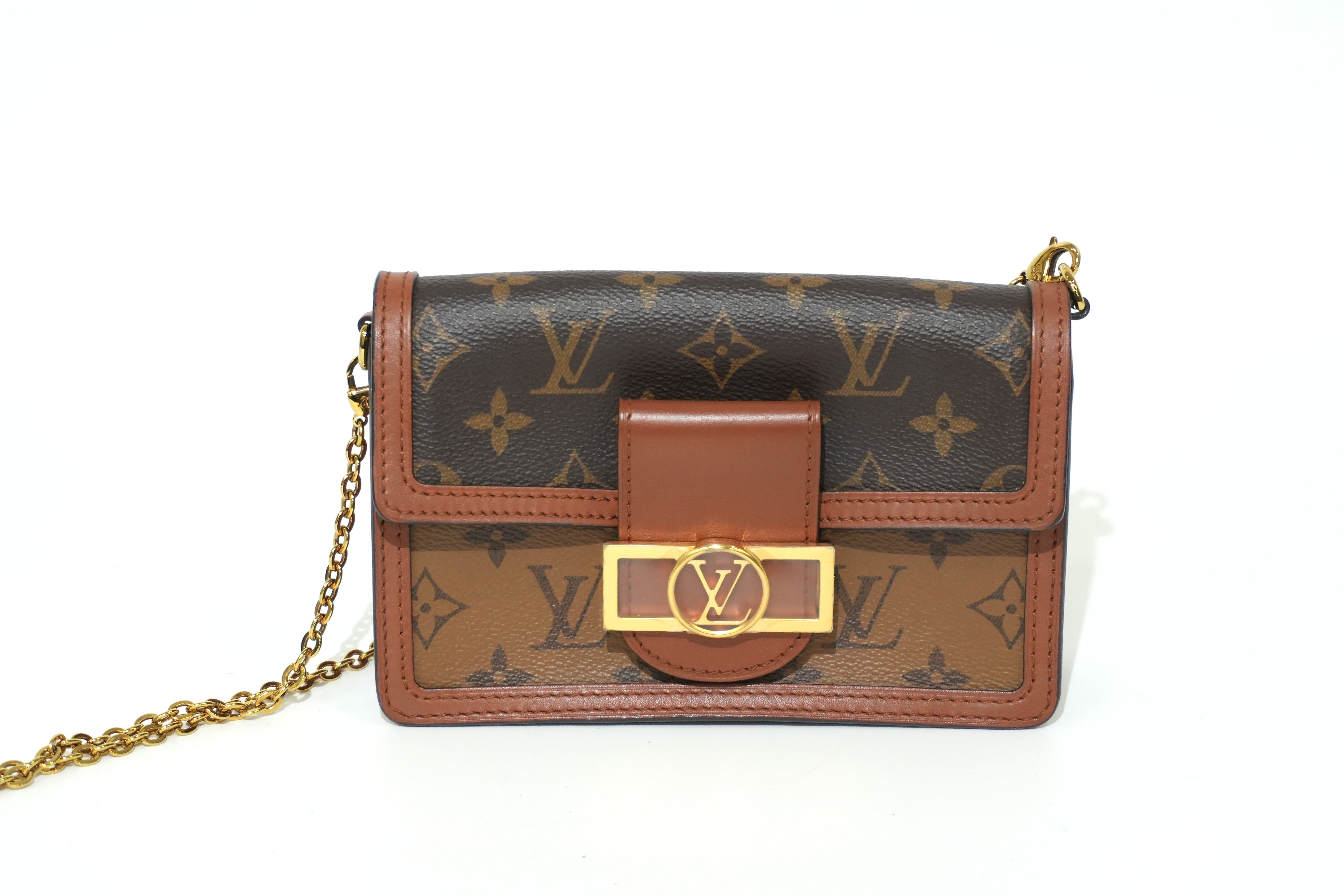 Pre-owned Louis Vuitton Reverse Monogram Dauphine Shoulder Bag