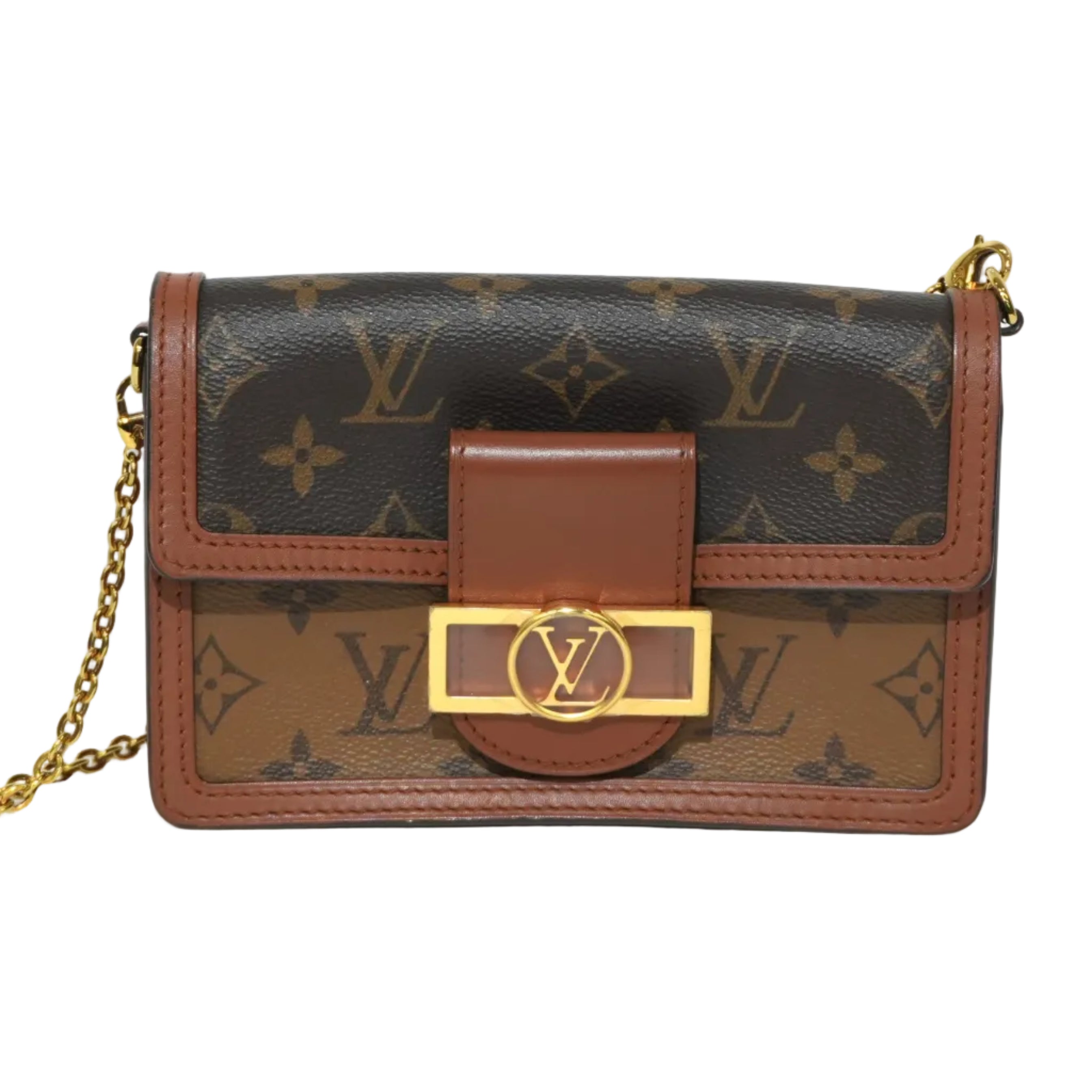 Pre-owned Louis Vuitton Reverse Monogram Dauphine Shoulder Bag