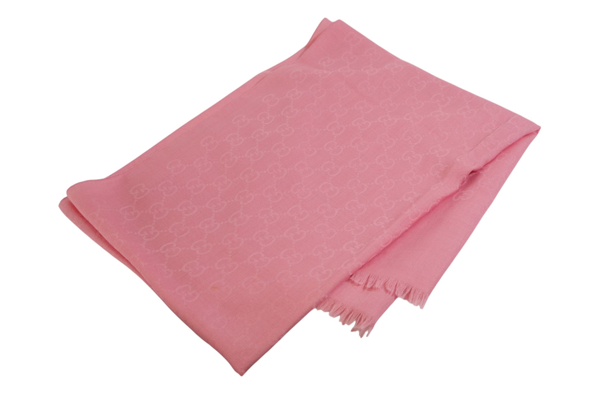 Pre-owned Gucci Scarf Pink