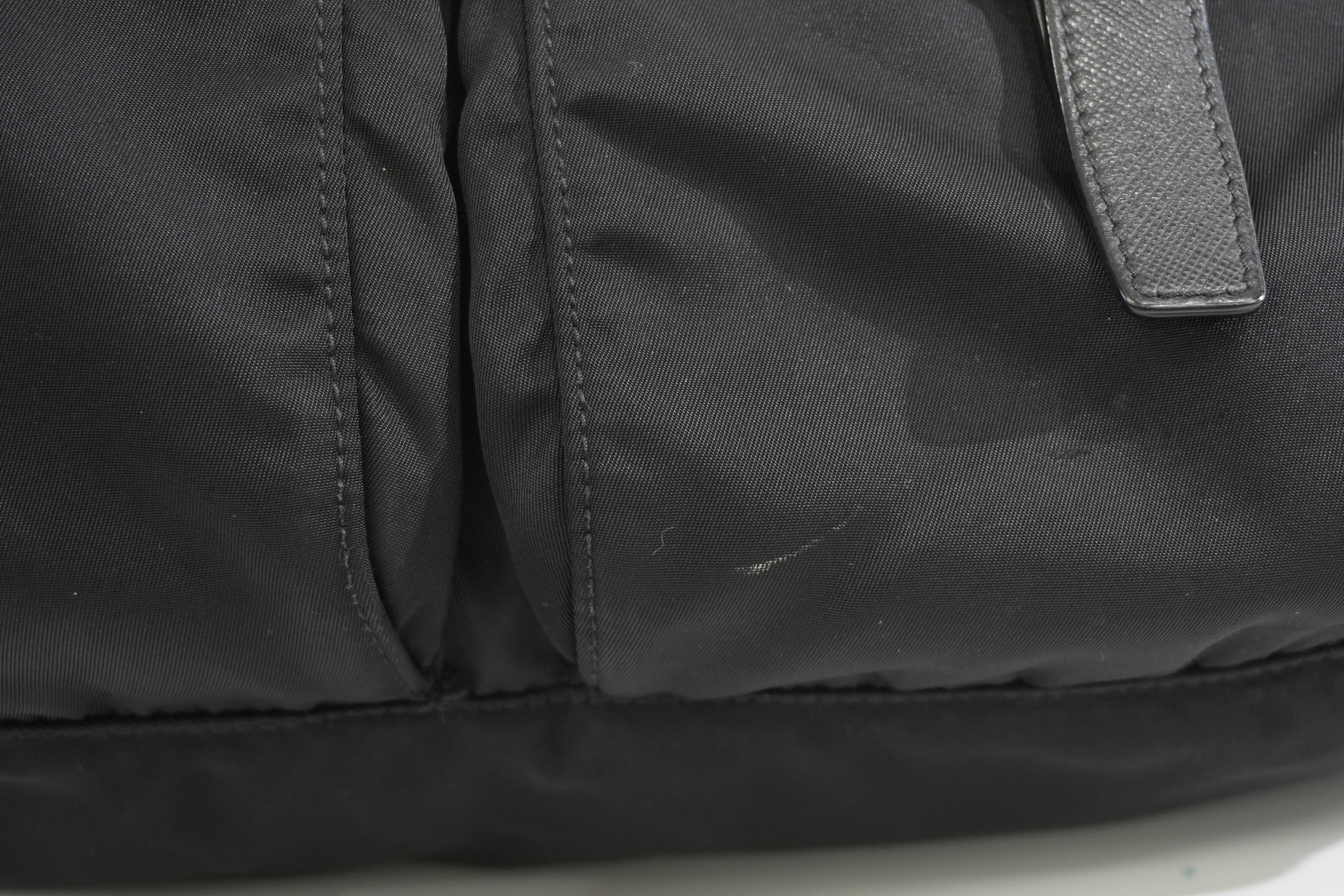 Pre-owned Prada Nylon Crossbody Bag Black