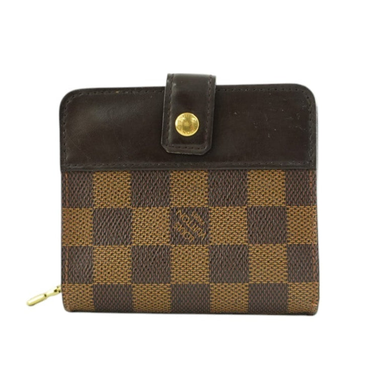 Louis Vuitton Damier Ebene Compact Wallet Used
