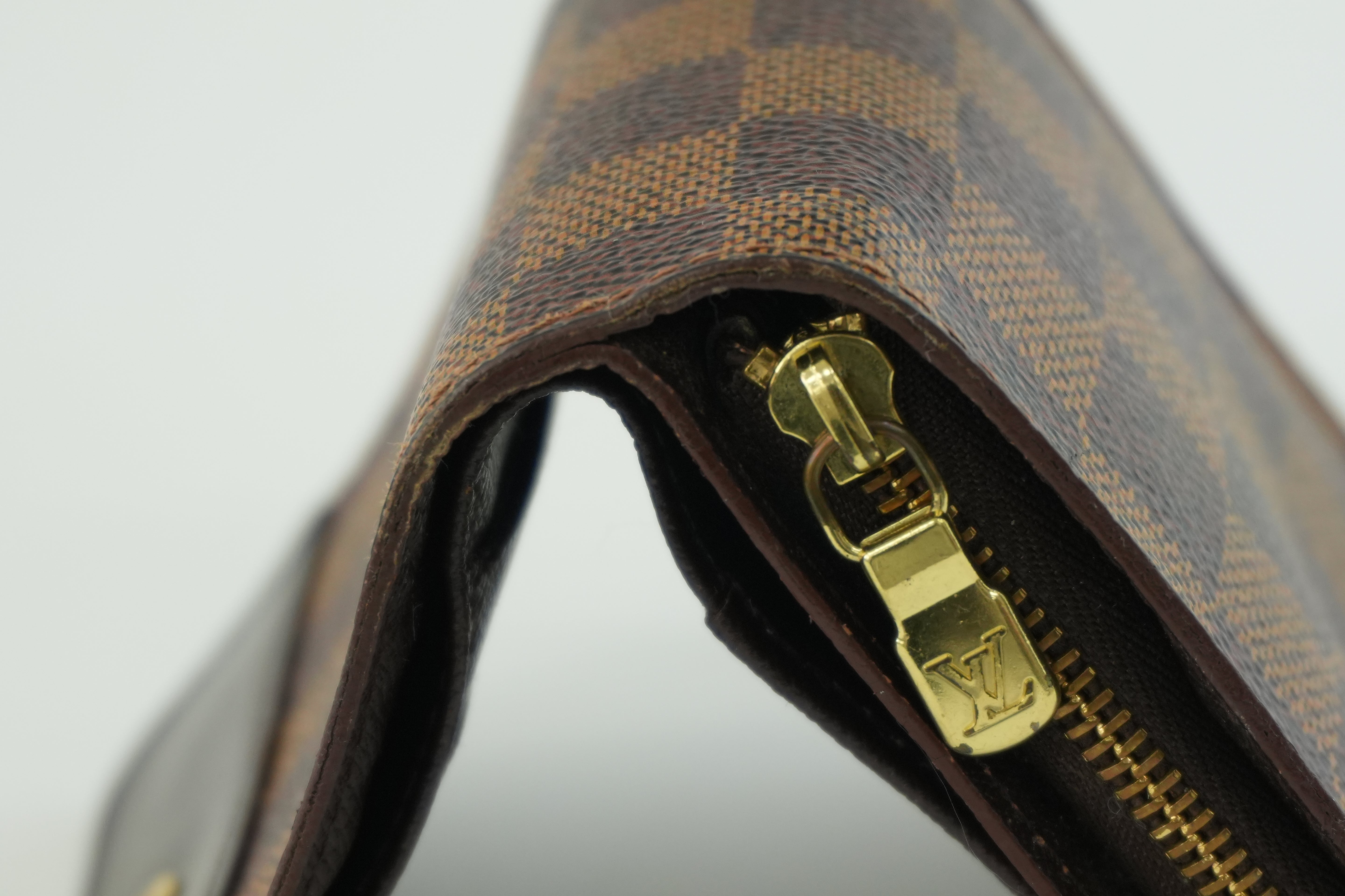 Louis Vuitton Damier Ebene Compact Wallet Used