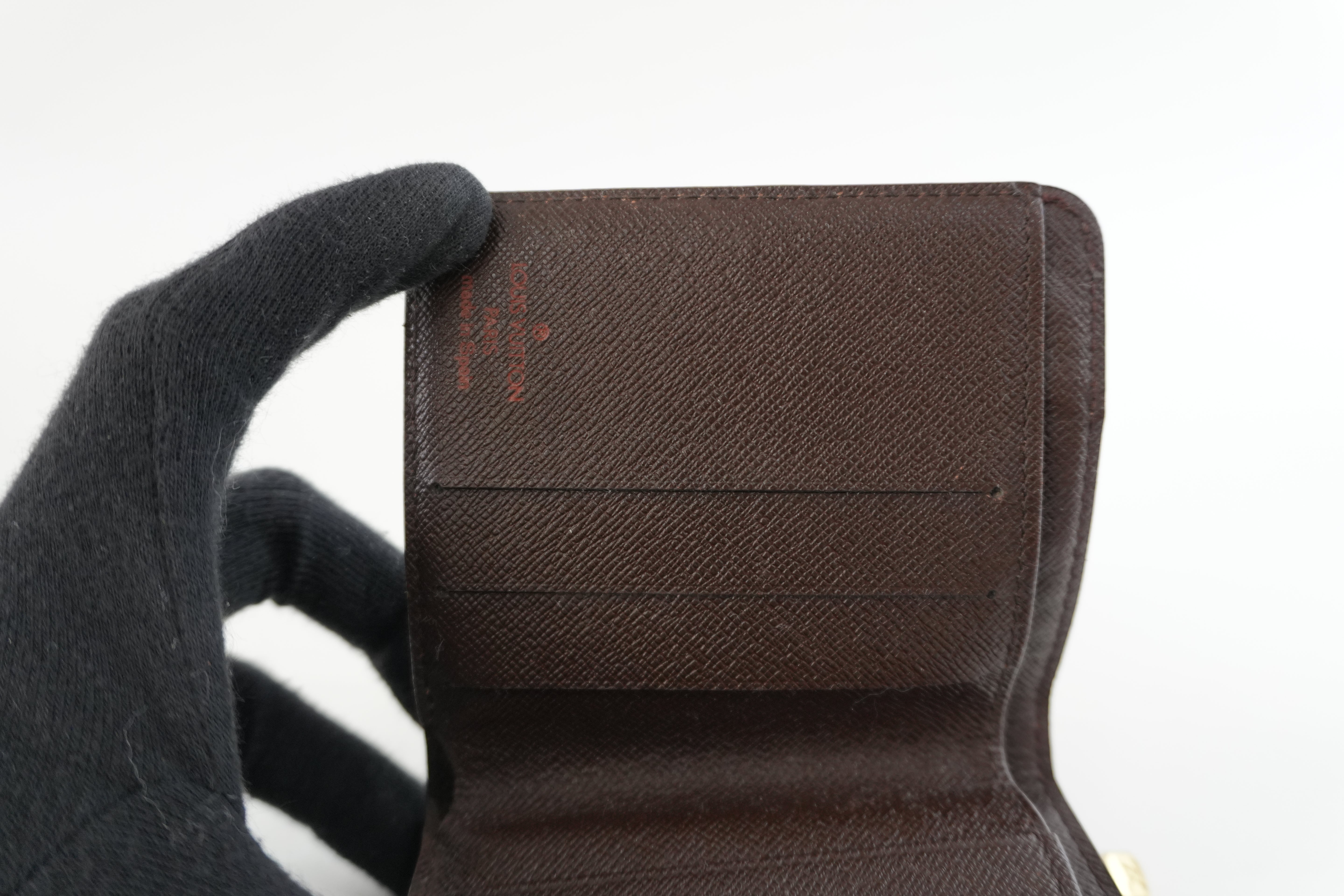 Louis Vuitton Damier Ebene Compact Wallet Used