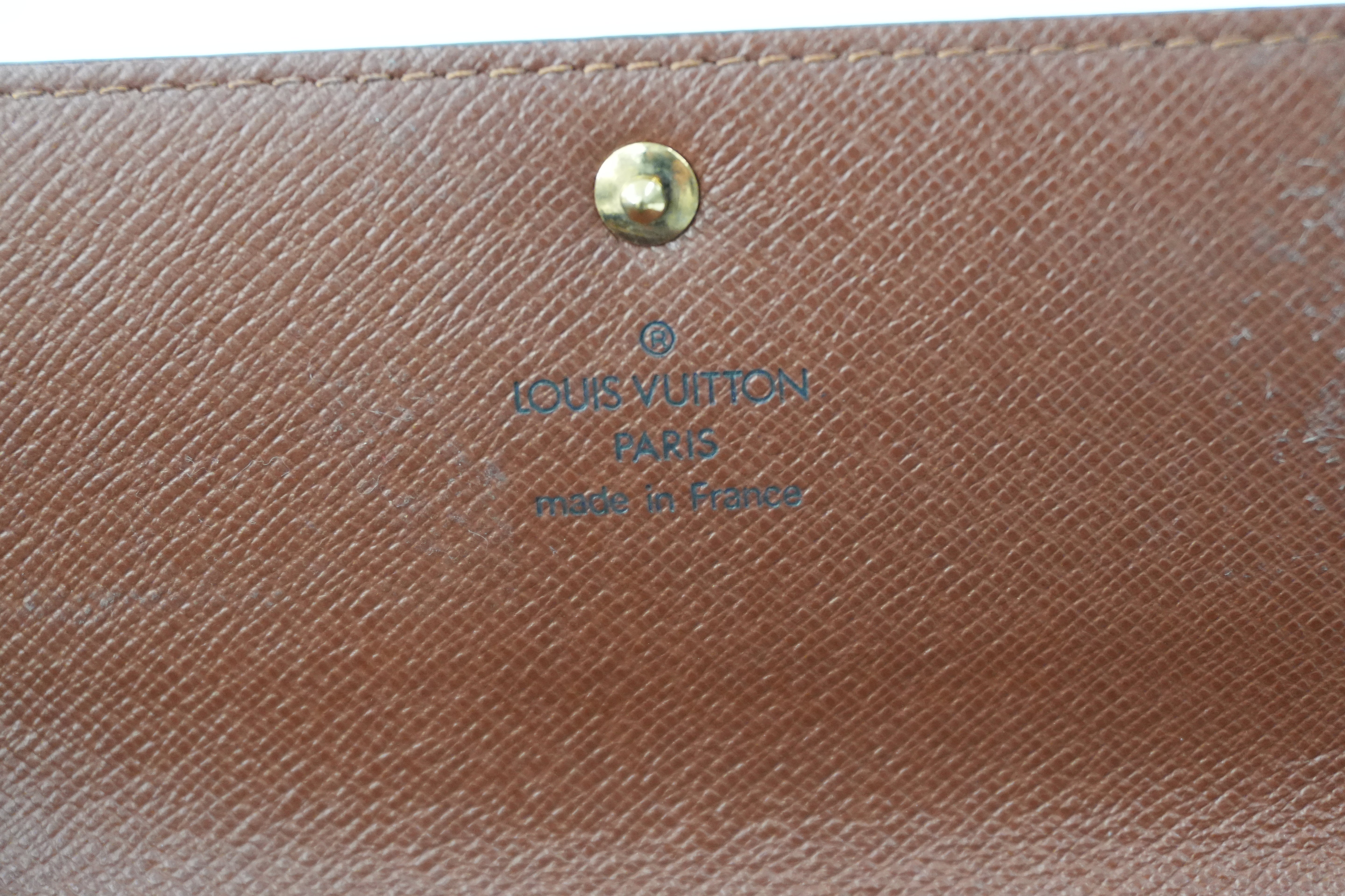 Louis Vuitton Monogram Long Wallet Used