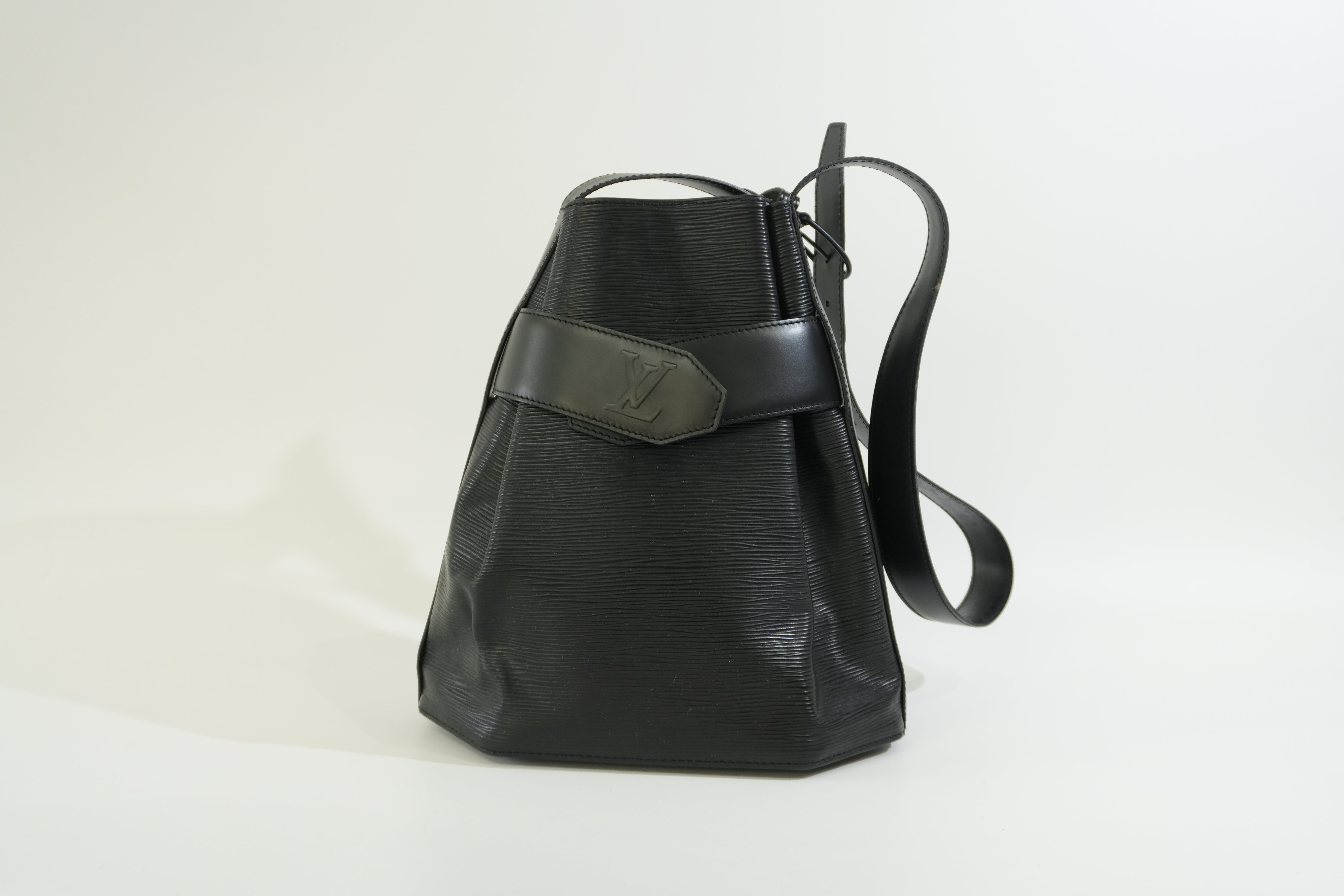 Pre-owned Louis Vuitton Epi Sac d'Epaule Shoulder Bag Black