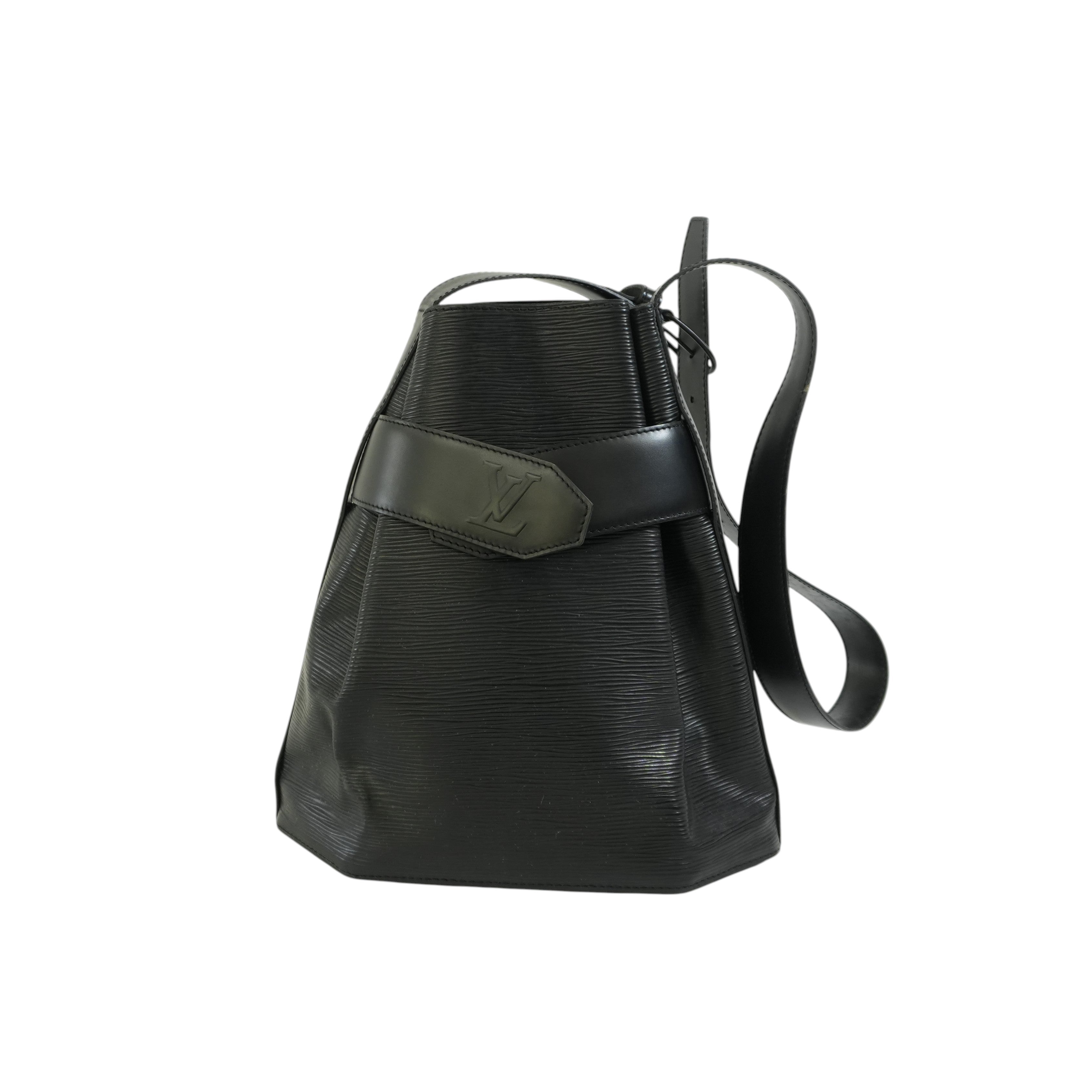Pre-owned Louis Vuitton Epi Sac d'Epaule Shoulder Bag Black