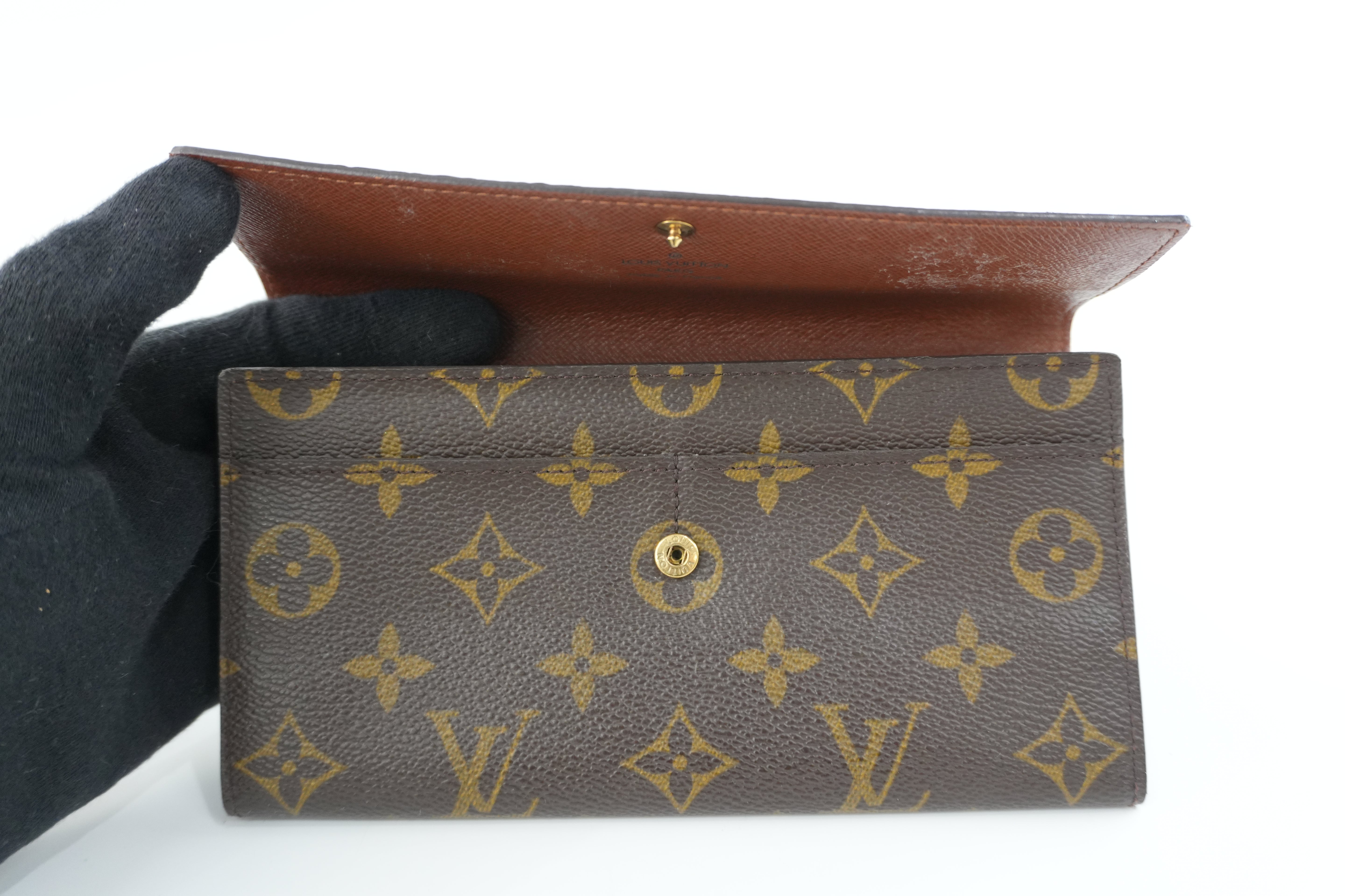 Louis Vuitton Monogram Long Wallet Used