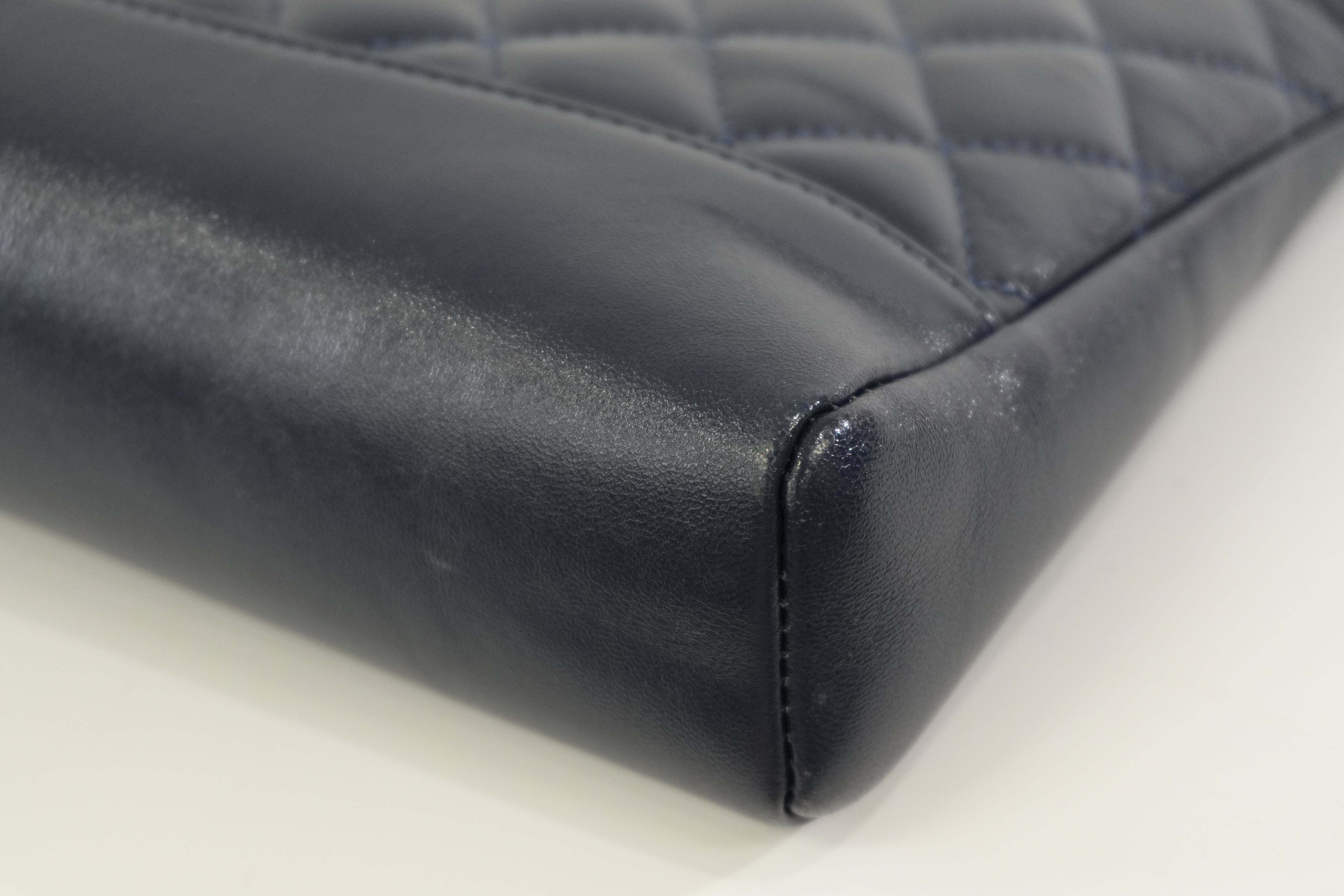 Pre-owned Chanel 31 Mini Shopping Shoulder Bag Blue