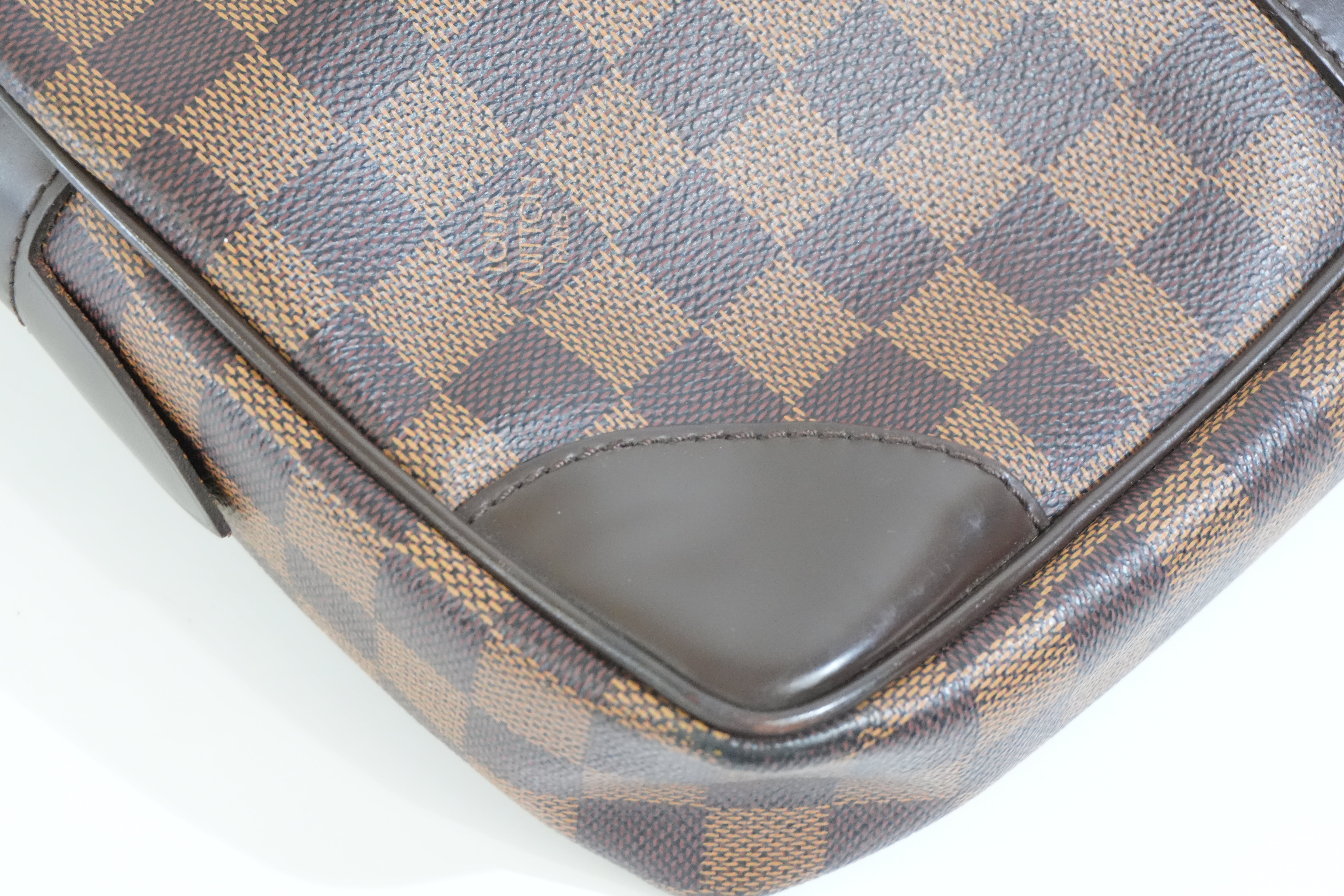 Pre-owned Louis Vuitton Damier Ebene Porte Documents Briefcase
