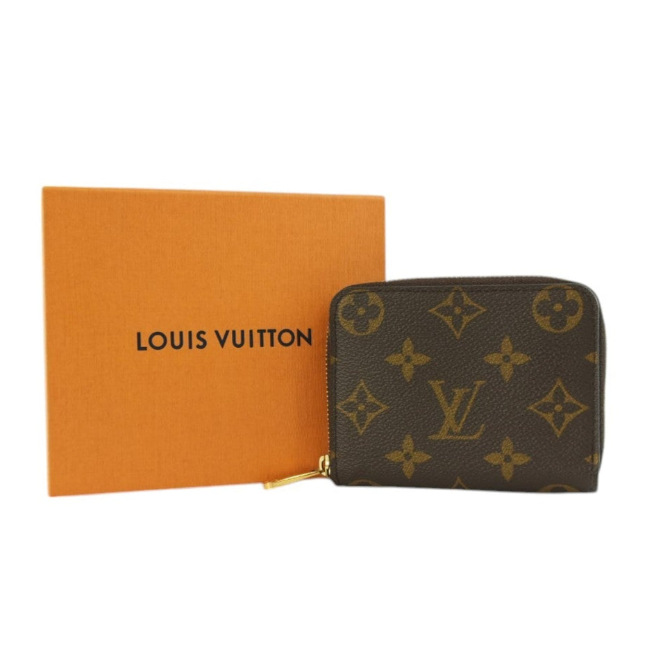 Louis Vuitton Monogram Zippy Card Case Used
