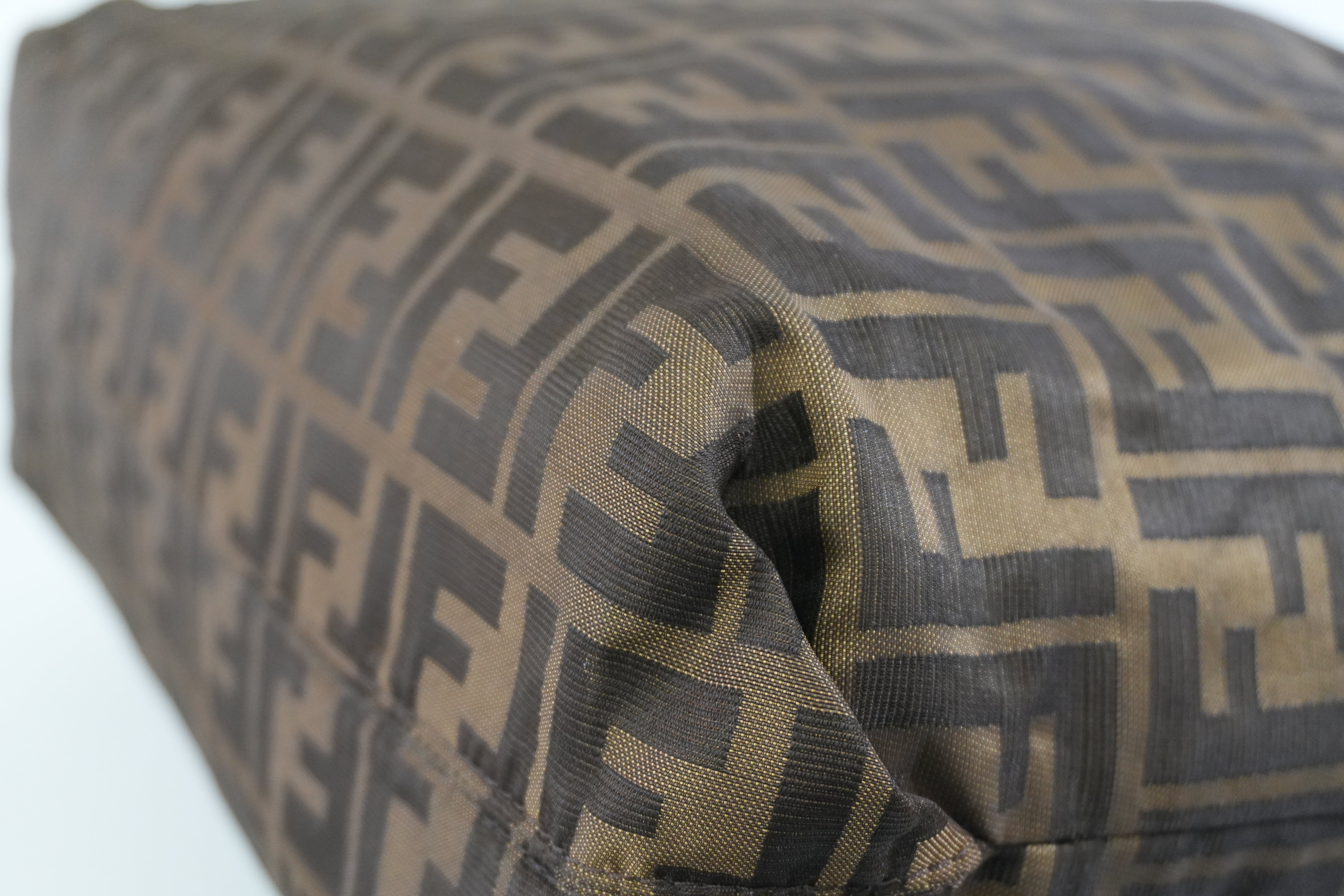 Pre-owned Fendi Zucca Two Way Shoulder Bag Brown