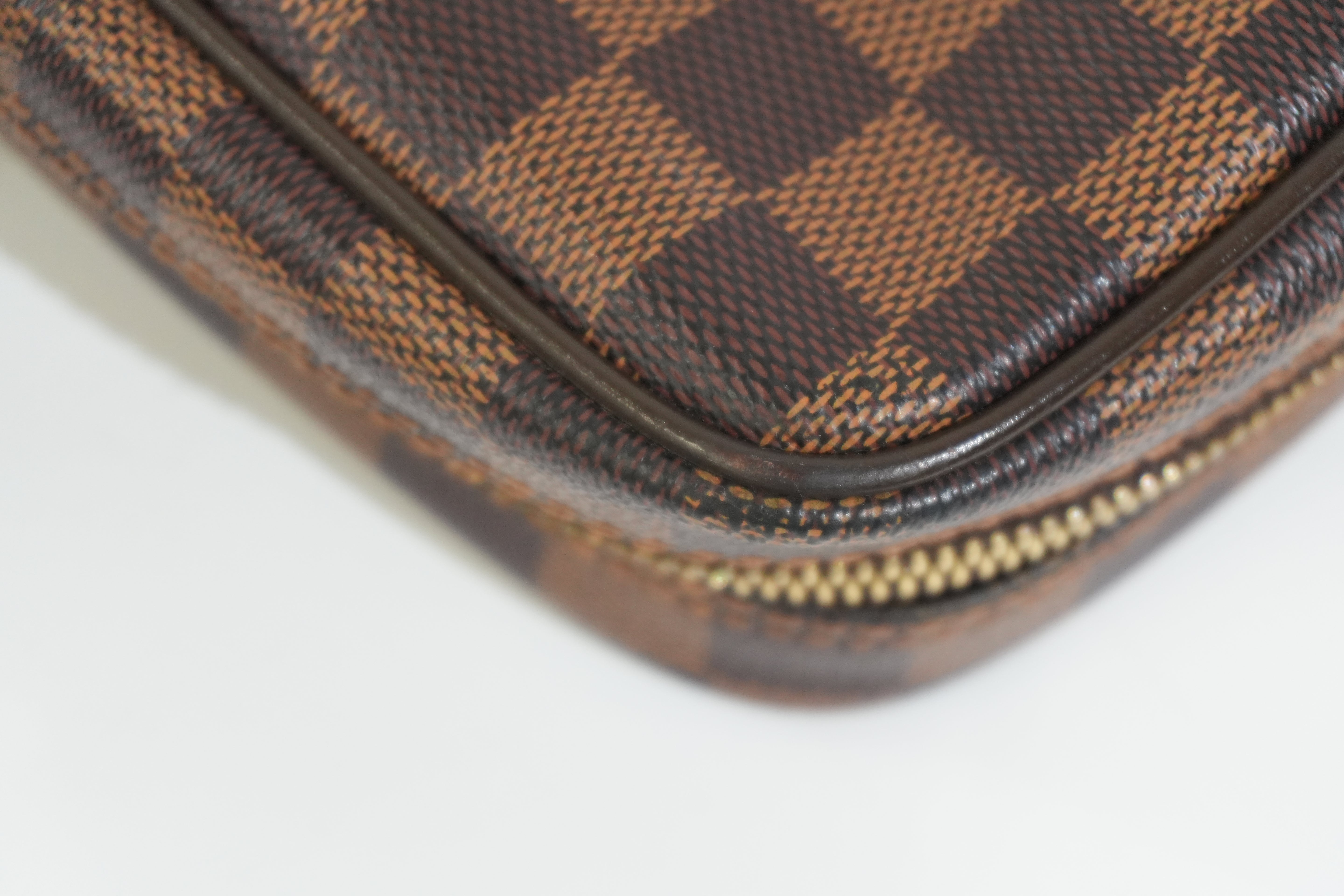 Pre-owned Louis Vuitton Damier Ebene Porte Documents Briefcase