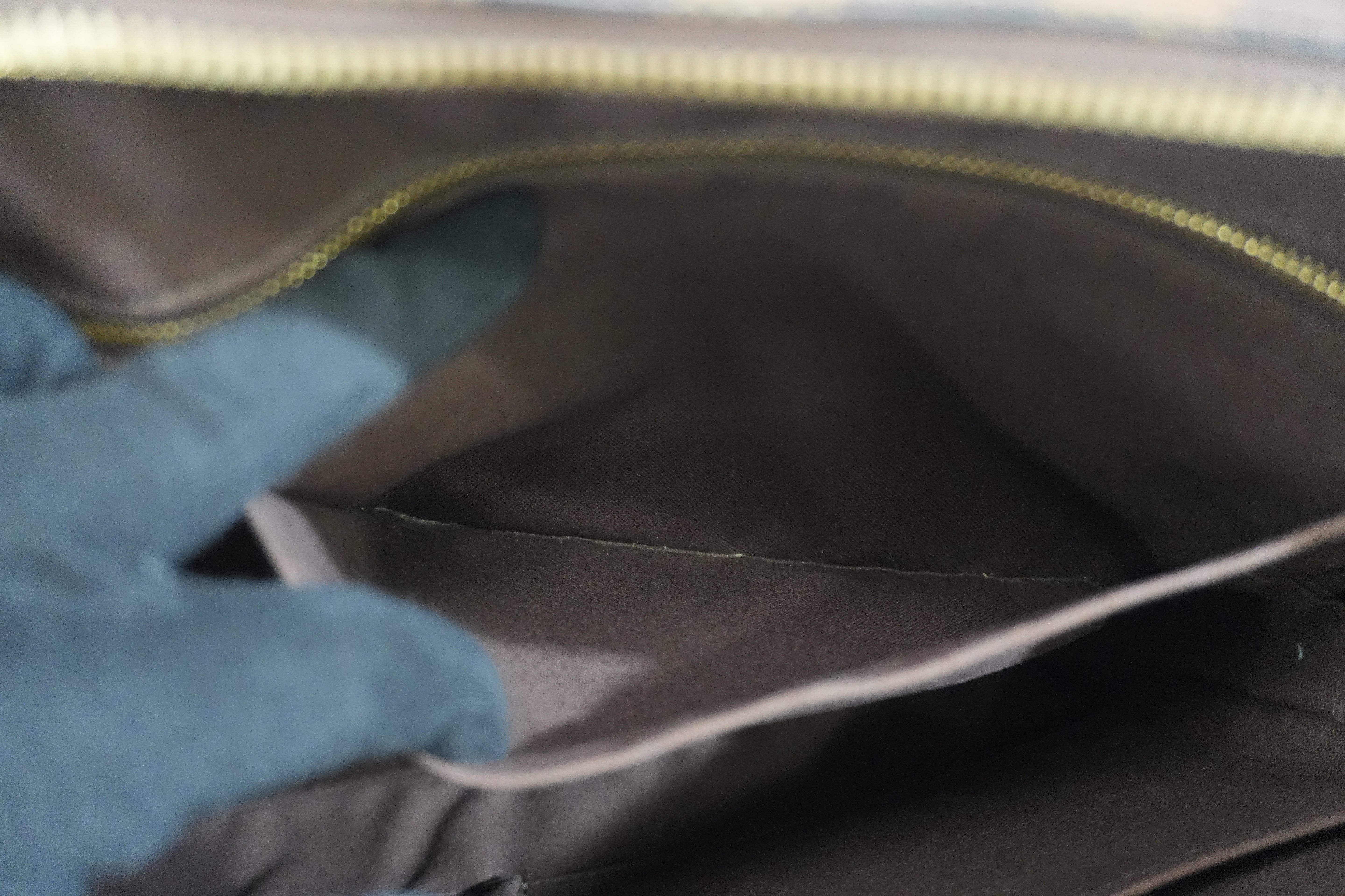 Pre-owned Louis Vuitton Damier Ebene Porte Documents Briefcase
