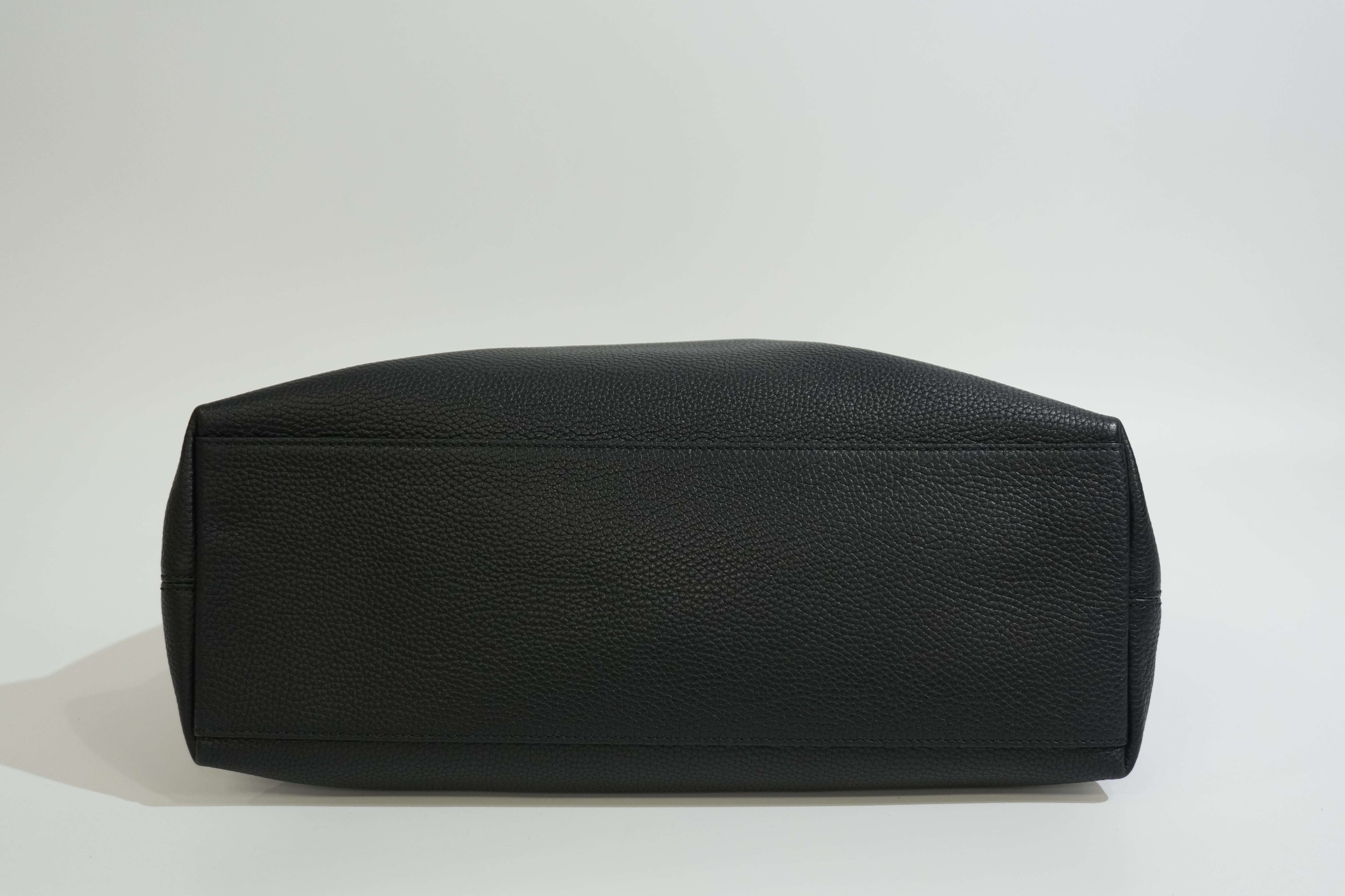 Pre-owned Gucci Soho Chain Tote Bag Black