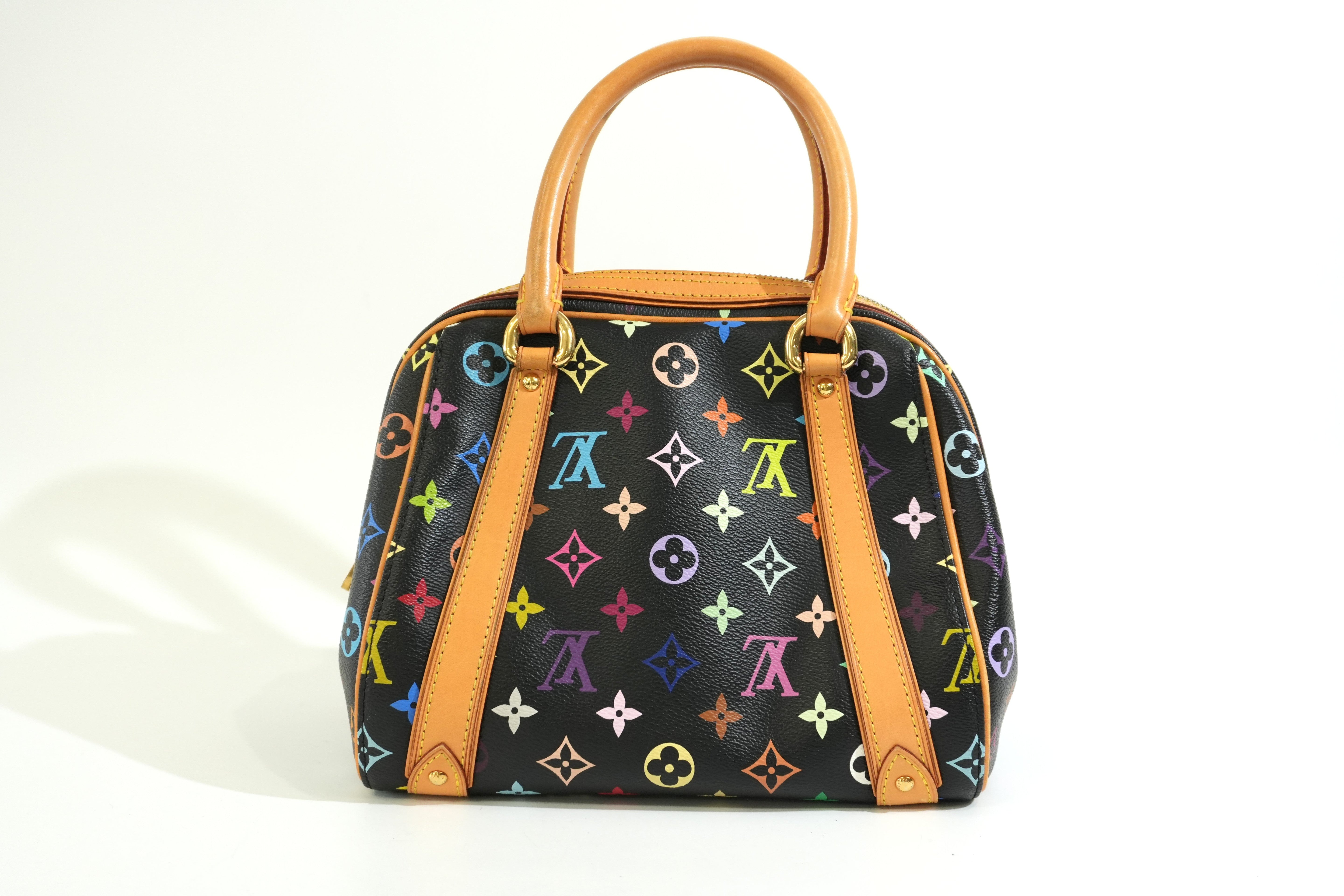 Pre-owned Louis Vuitton Multicolor Priscilla Handbag Black