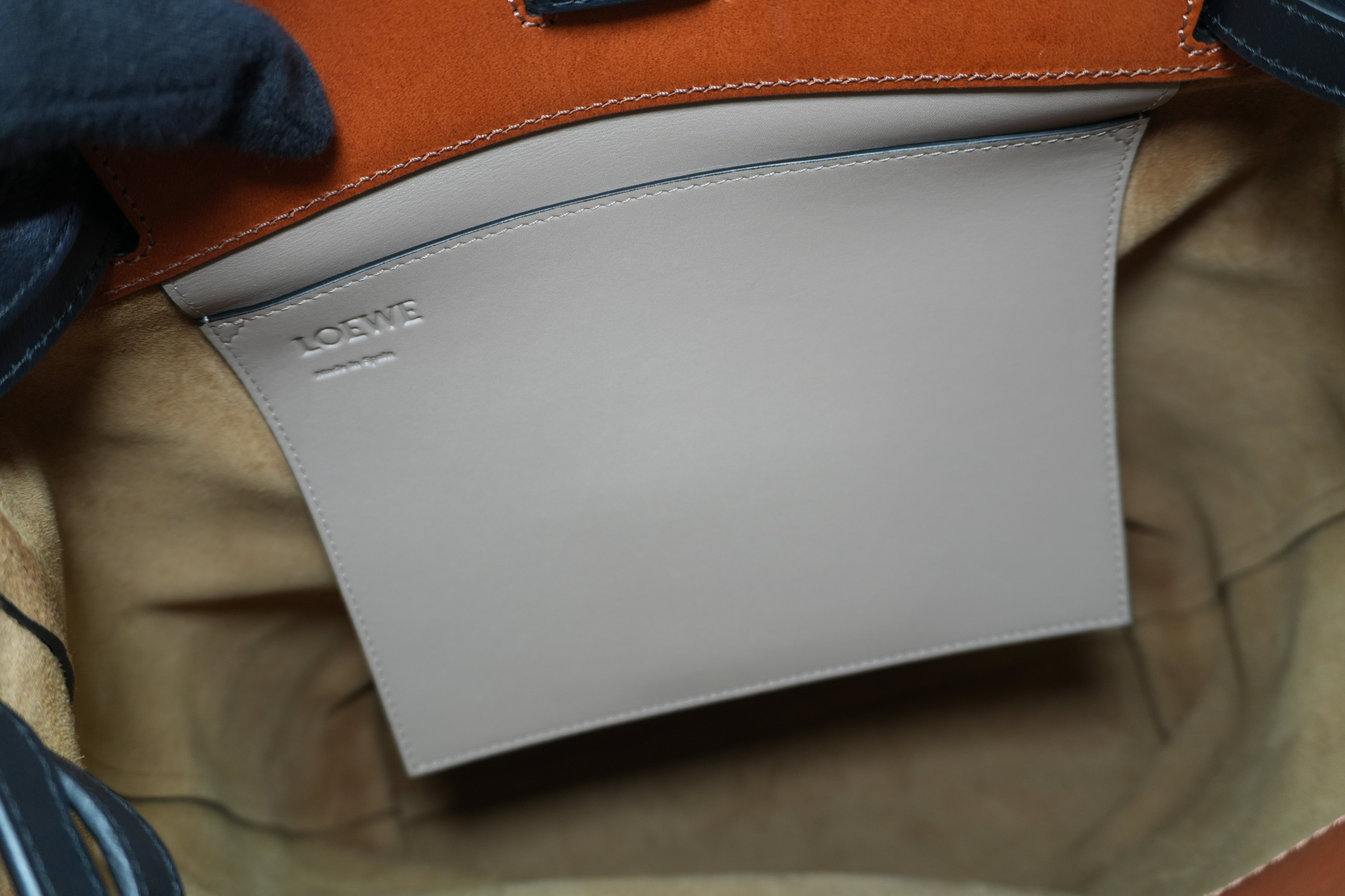 Pre-owned Loewe Lazo Tote Bag Brown