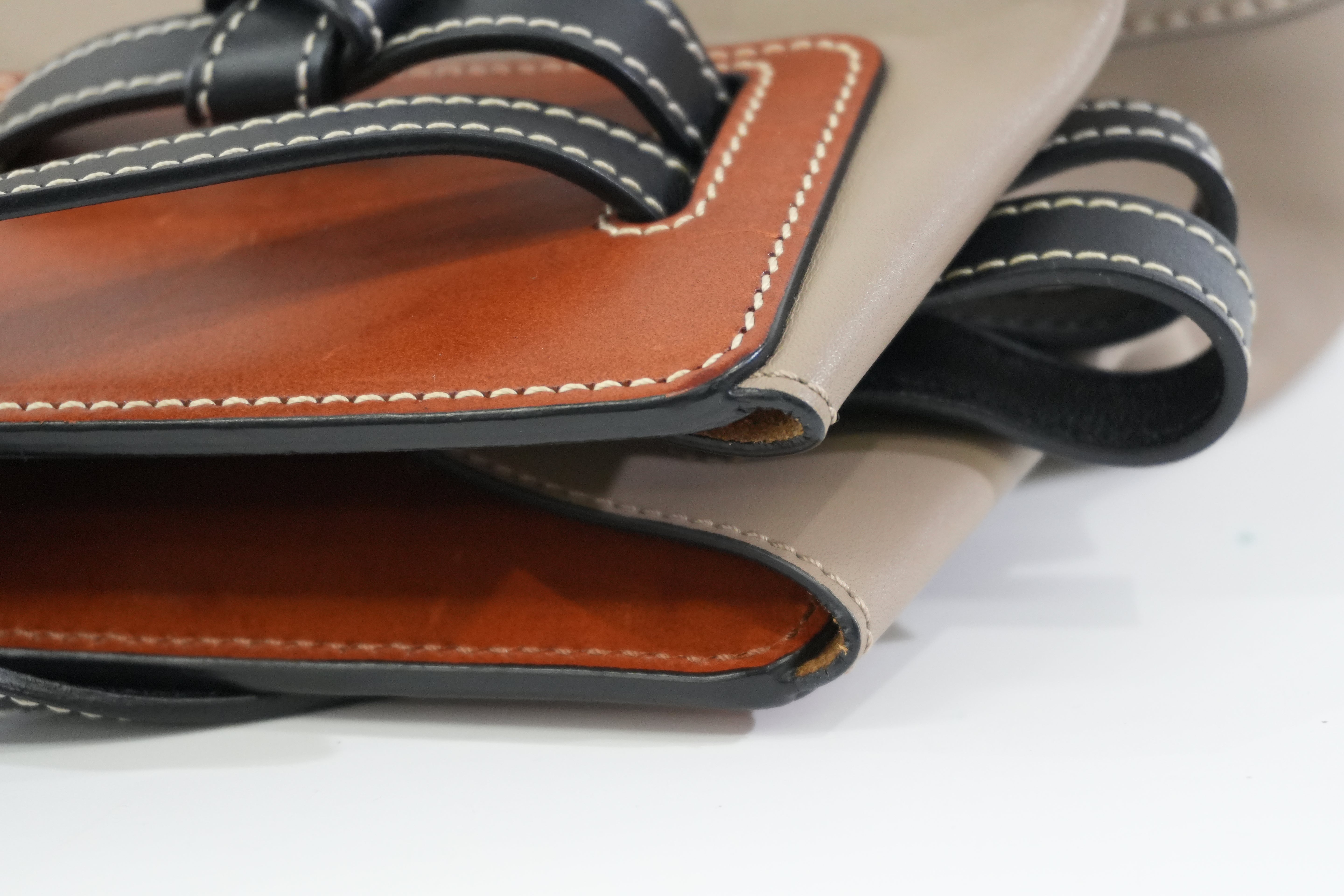 Pre-owned Loewe Lazo Tote Bag Brown