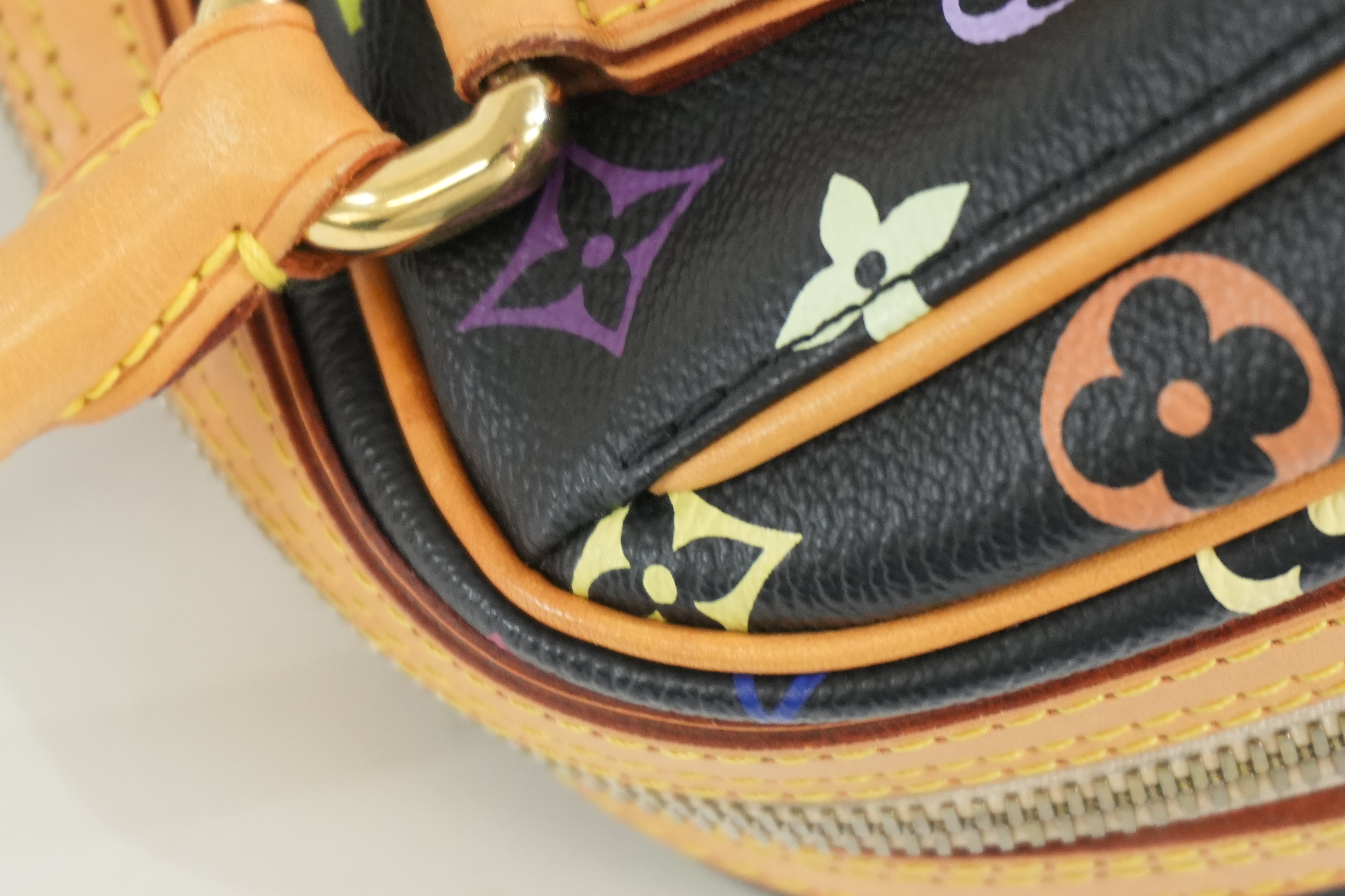 Pre-owned Louis Vuitton Multicolor Priscilla Handbag Black