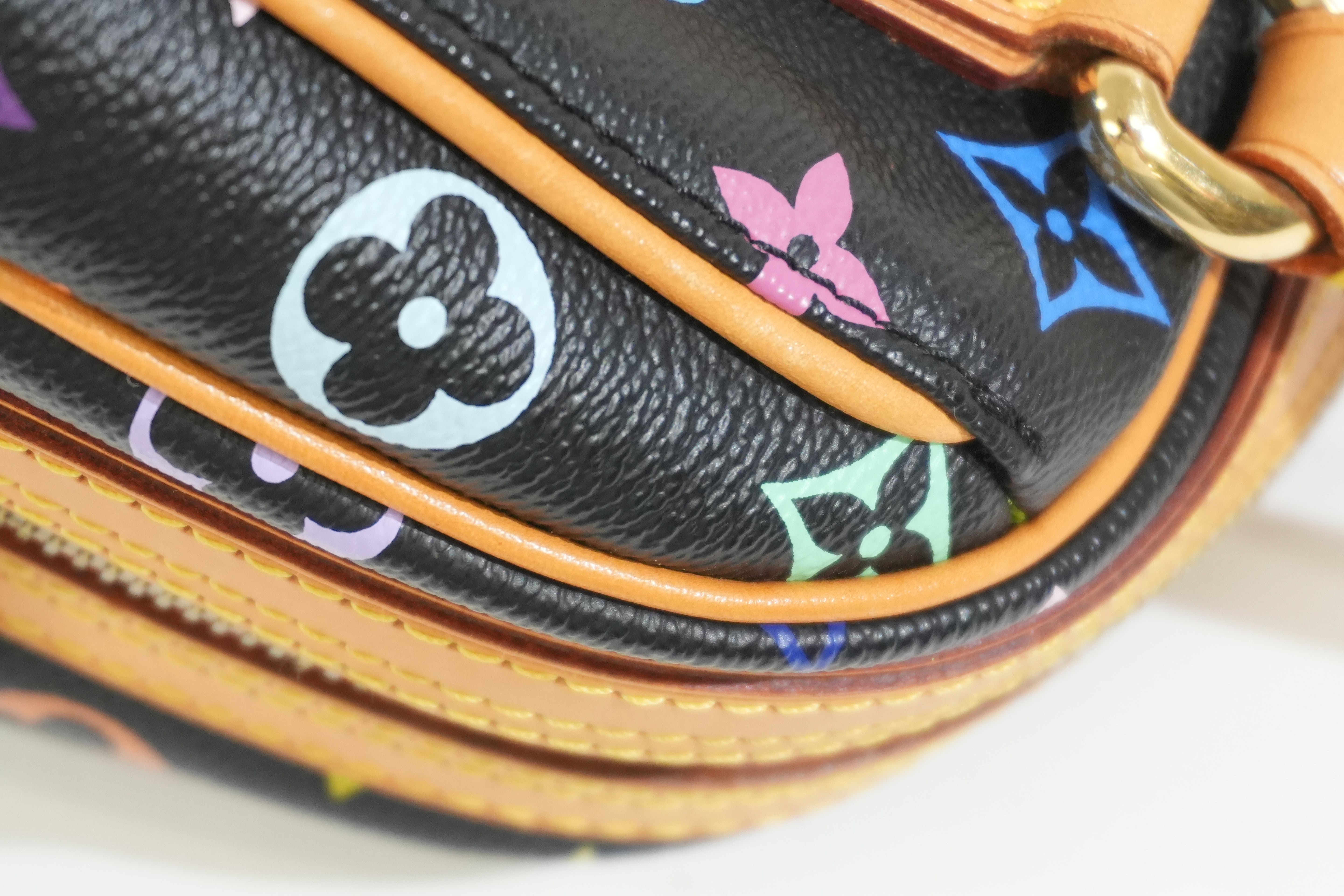 Pre-owned Louis Vuitton Multicolor Priscilla Handbag Black