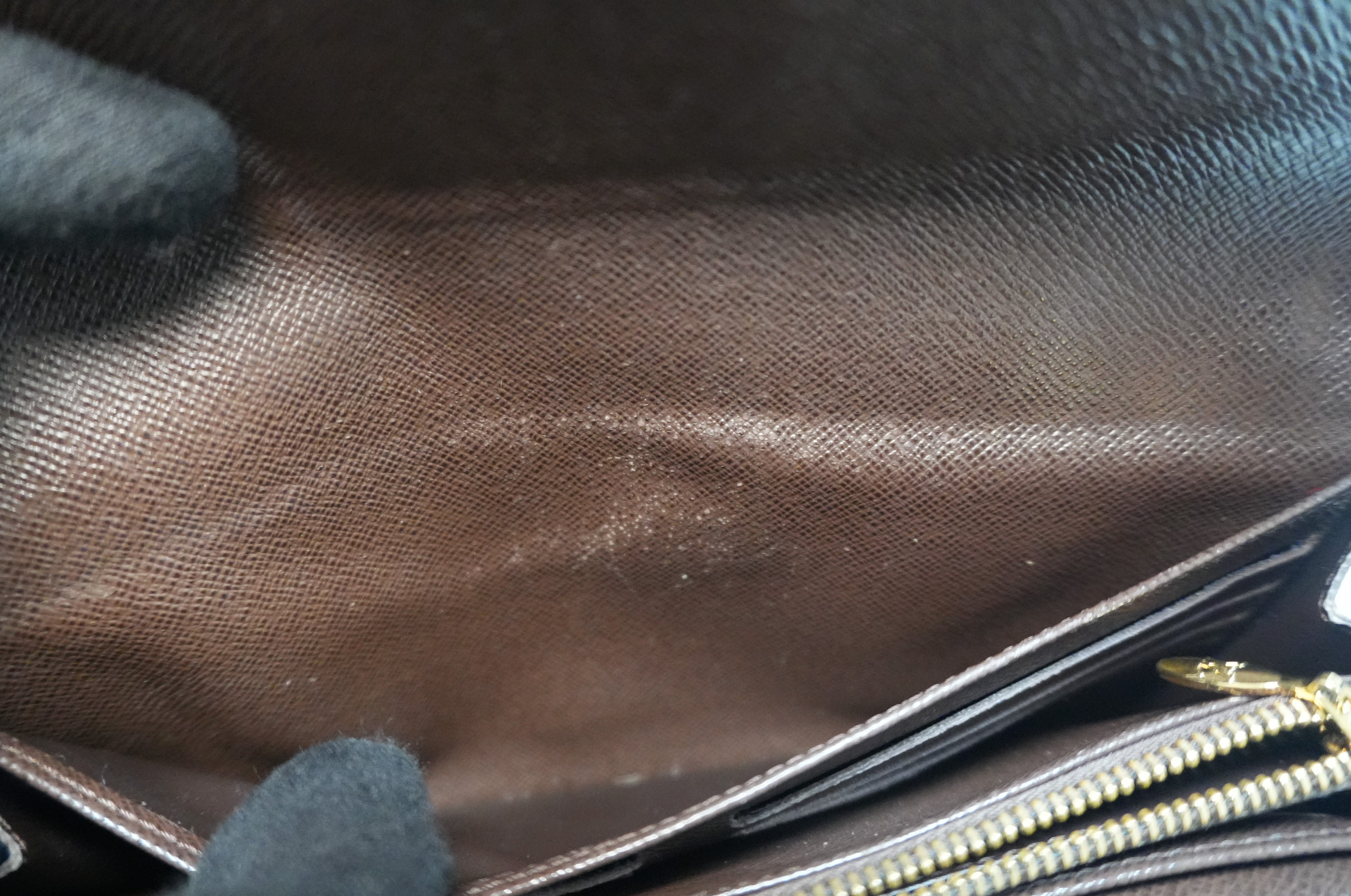 Louis Vuitton Damier Ebene Portefeuille Sistine Wallet Used