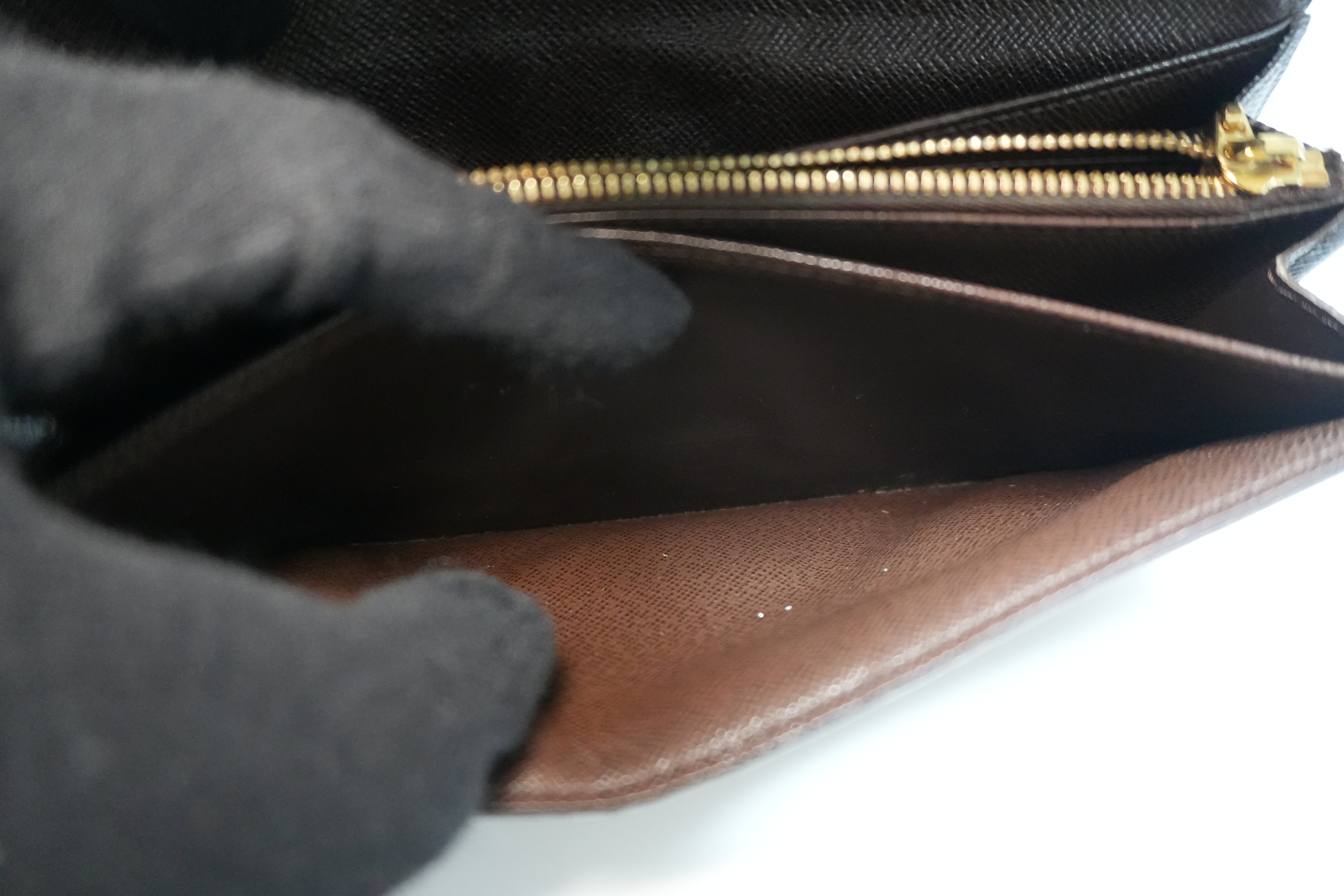 Louis Vuitton Damier Ebene Portefeuille Sistine Wallet Used