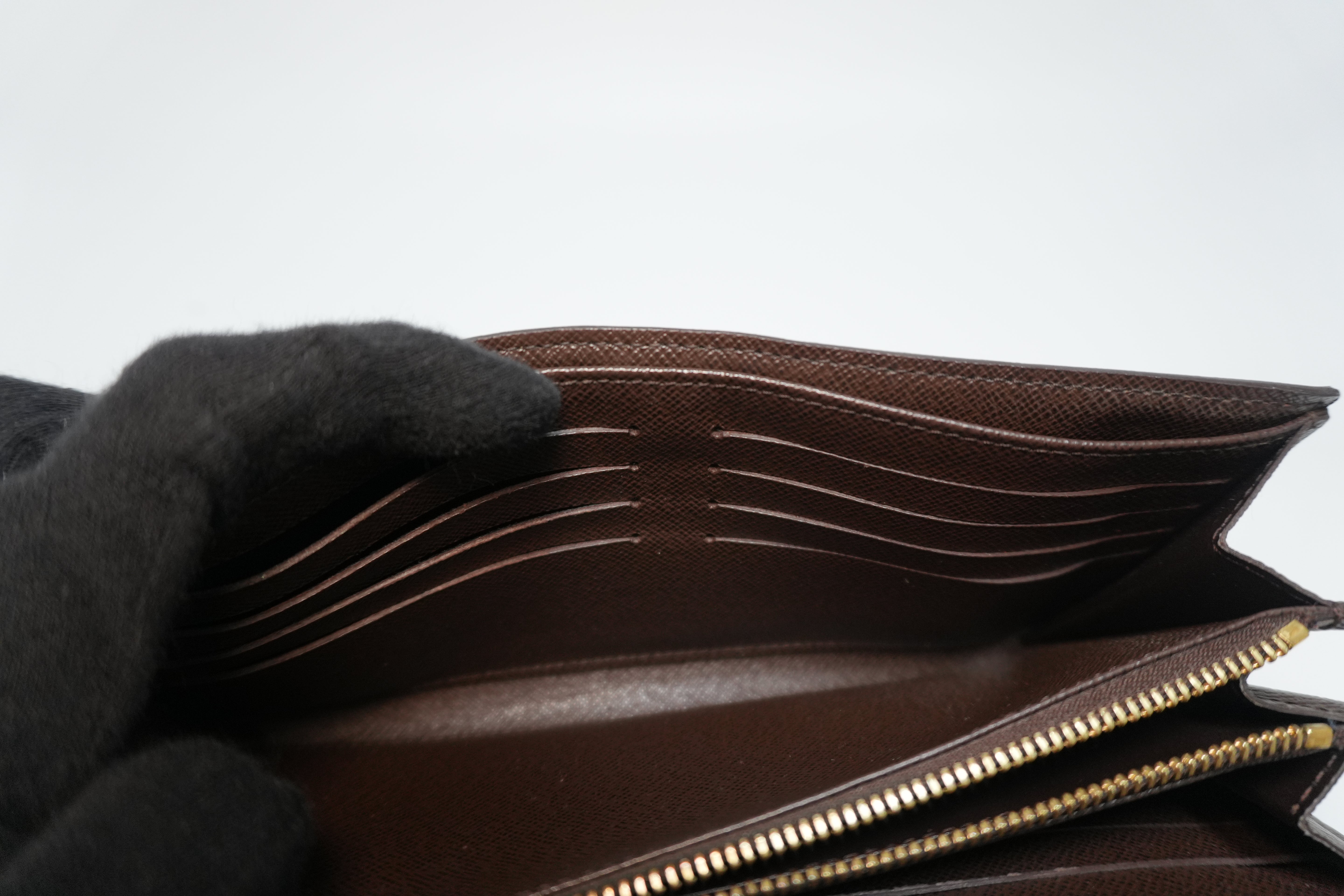 Louis Vuitton Damier Ebene Portefeuille Sistine Wallet Used