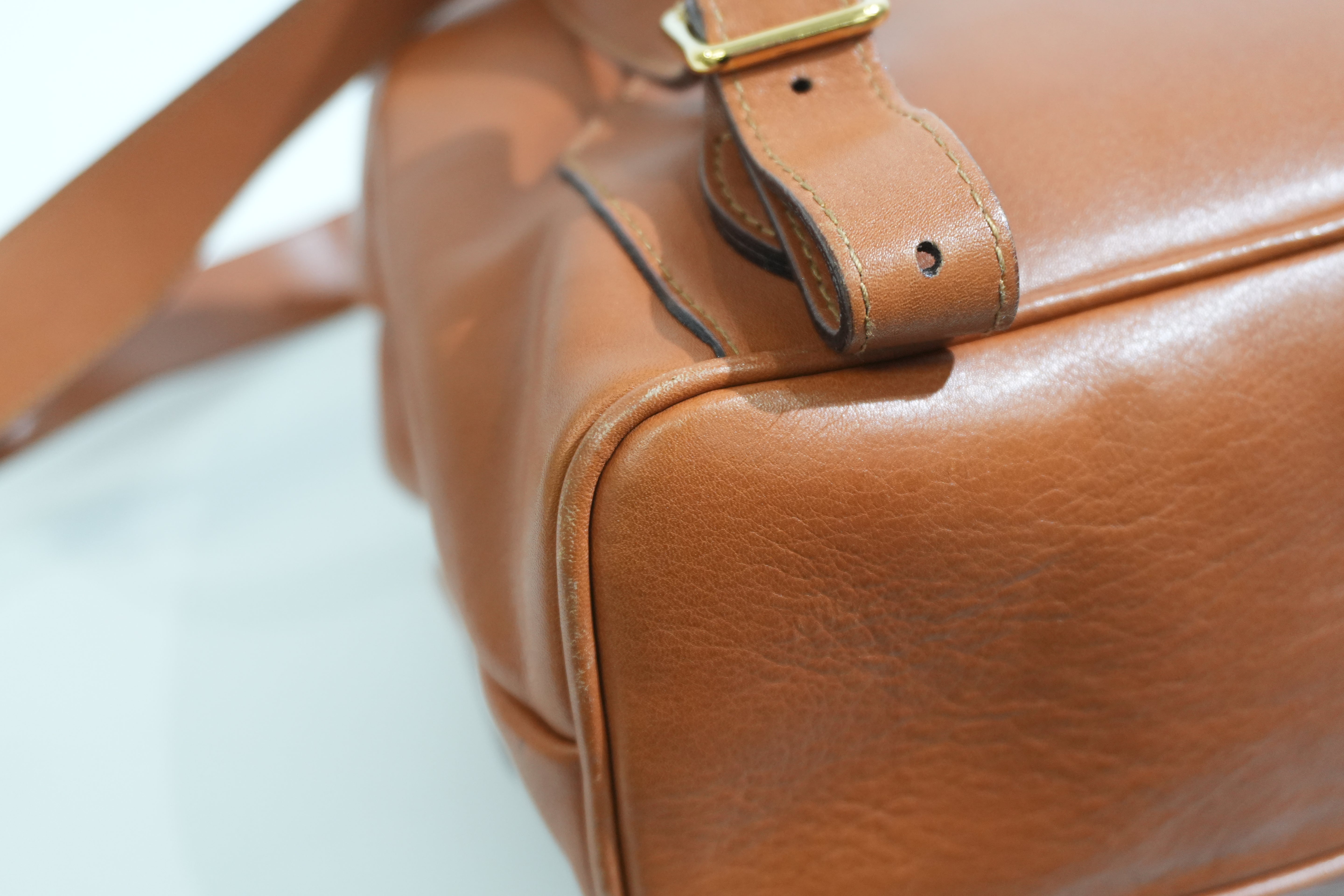 Pre-owned Gucci Bamboo Backpack Brown