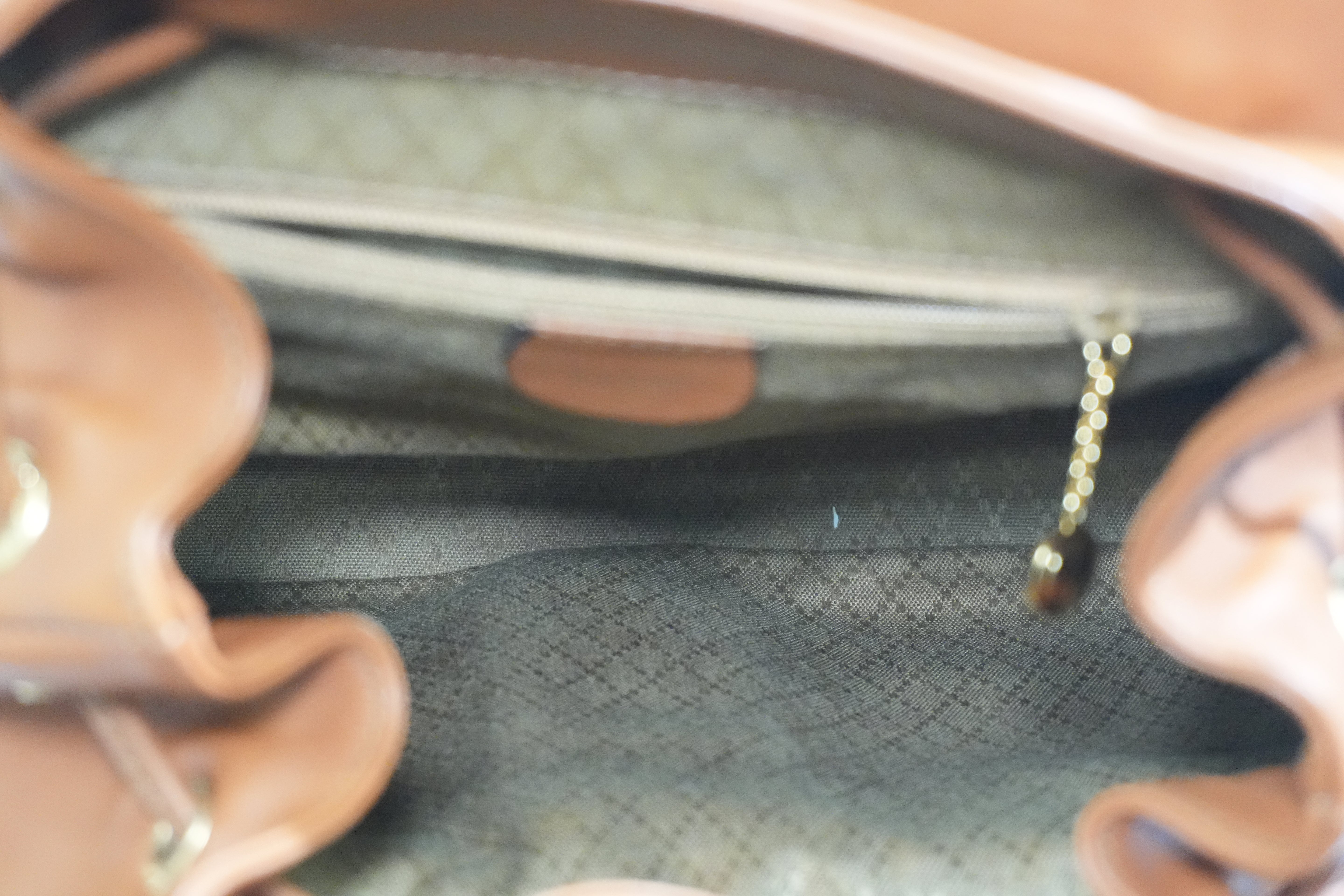 Pre-owned Gucci Bamboo Backpack Brown
