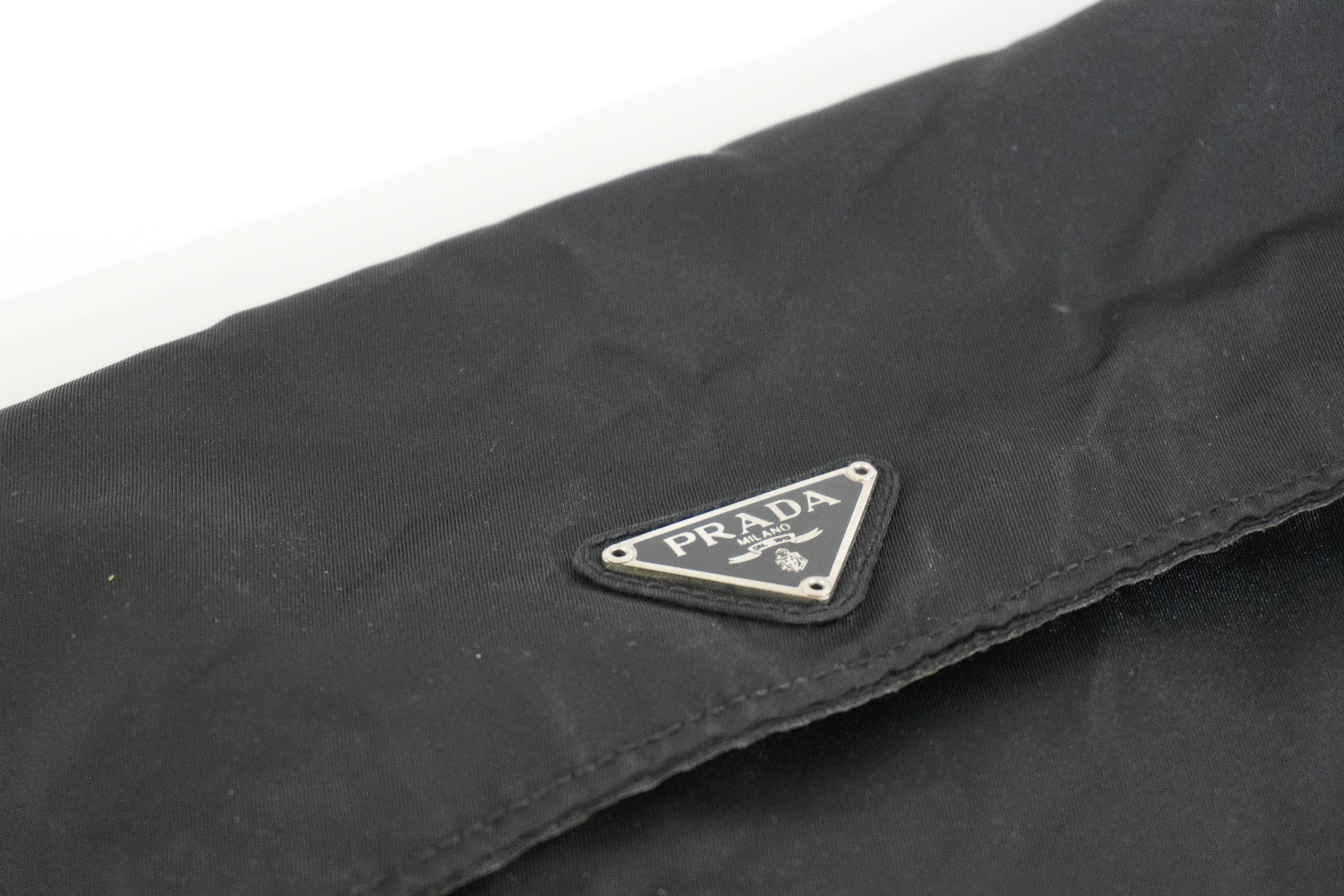 Pre-owned Prada Laptop Bag Black