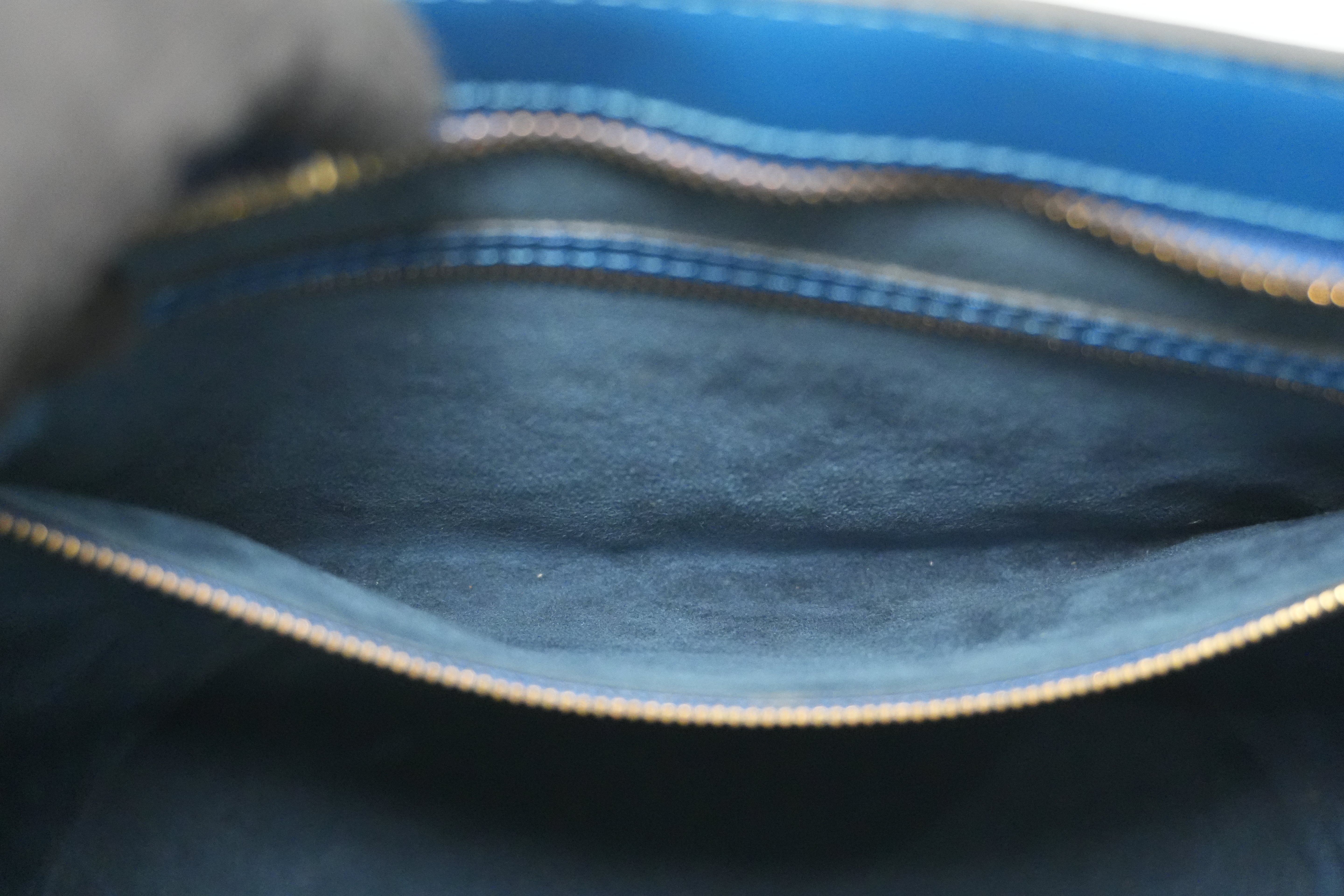 Pre-owned Louis Vuitton Epi Saint Jacque Tote Bag Blue