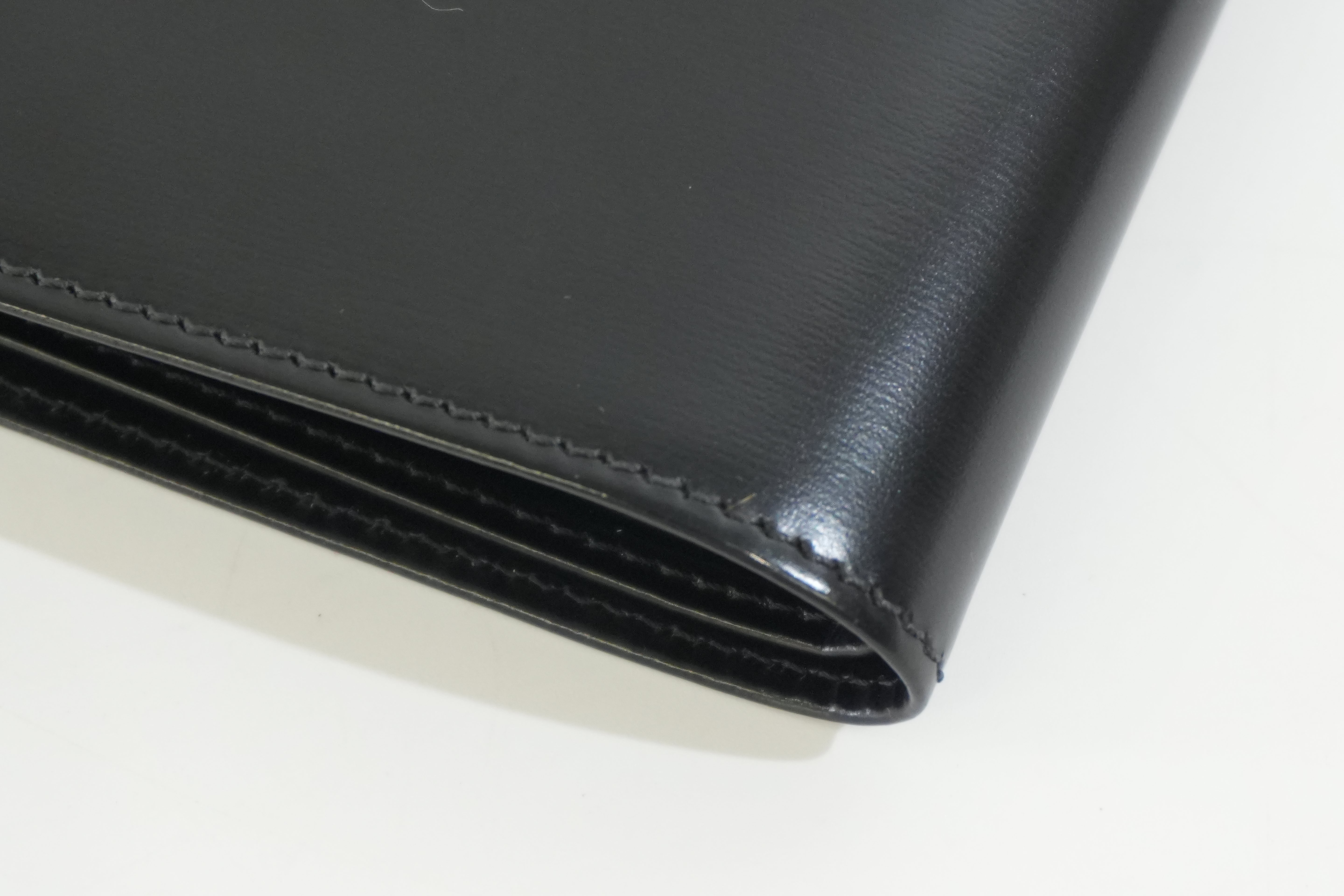 Pre-owned Cartier Compact Wallet Black