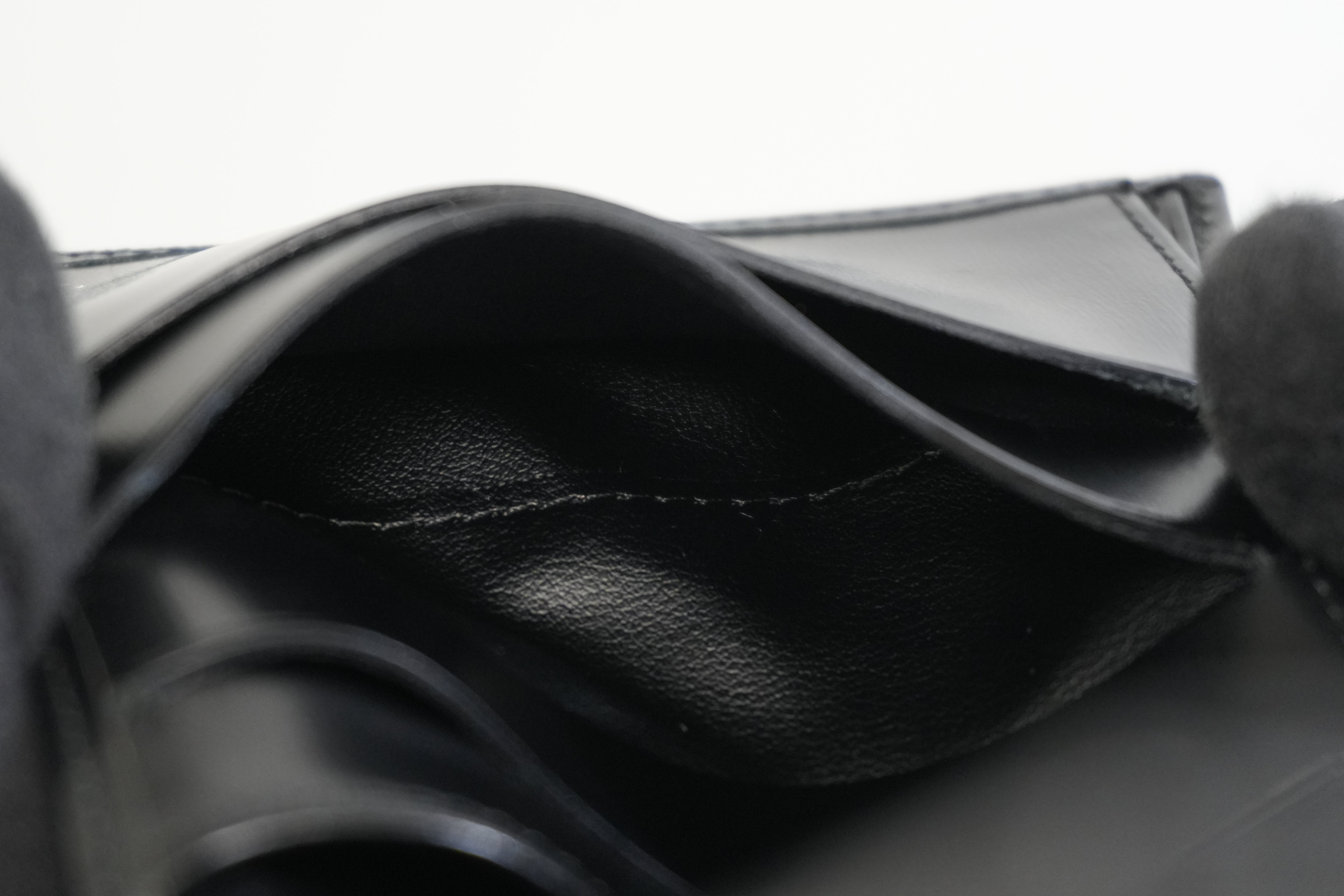 Pre-owned Cartier Compact Wallet Black