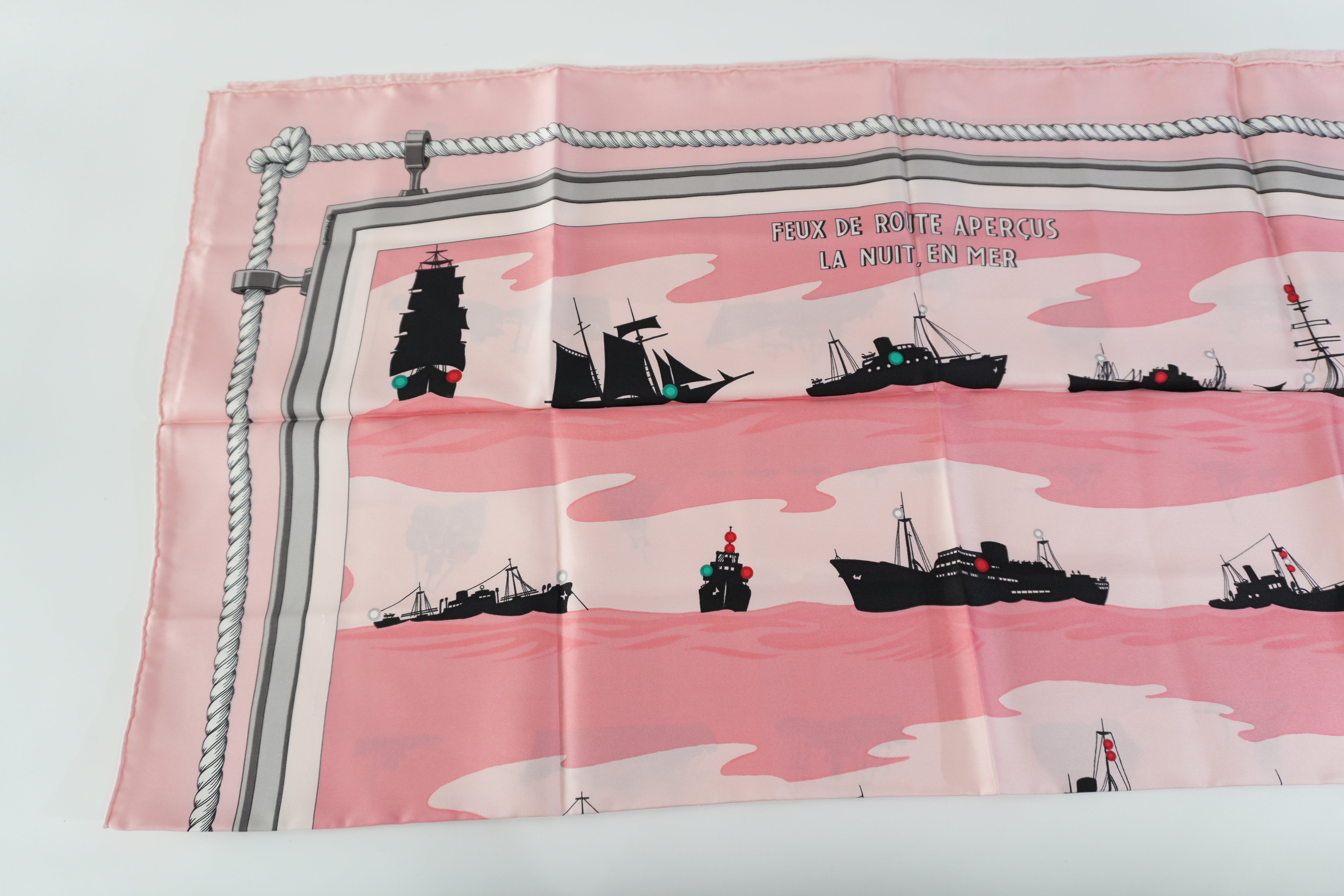 Pre-owned Hermes Scarf Pink