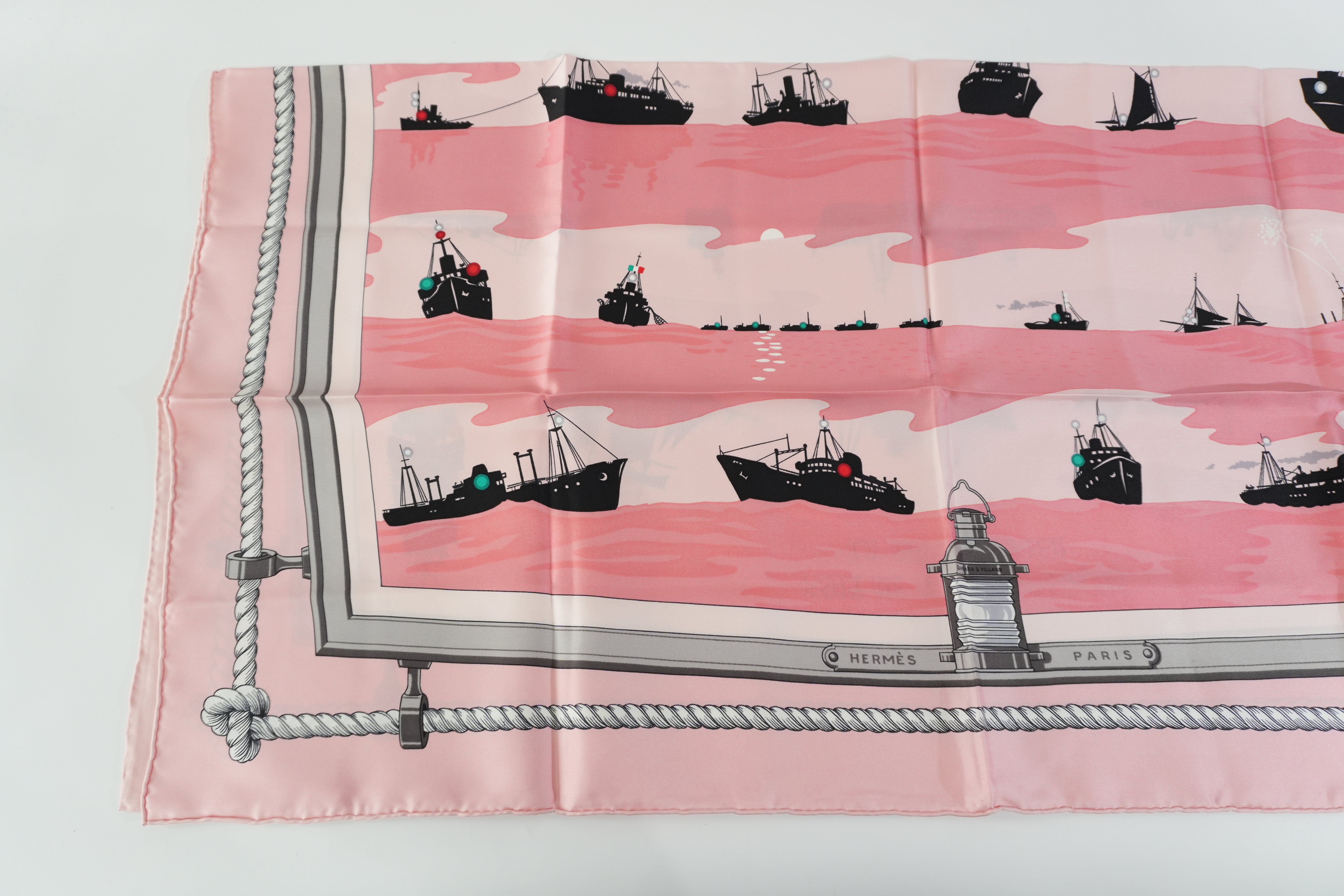Pre-owned Hermes Scarf Pink