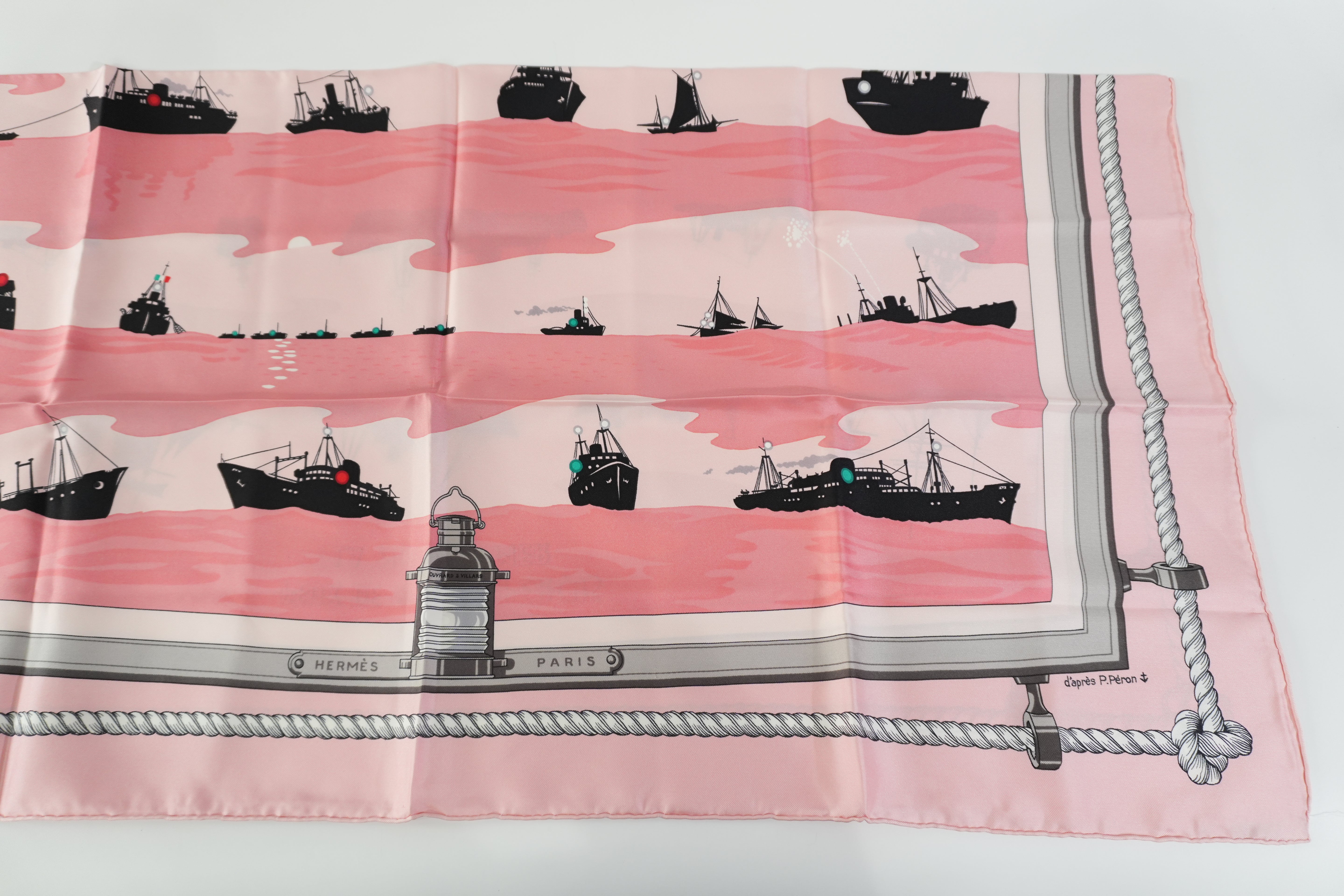 Pre-owned Hermes Scarf Pink