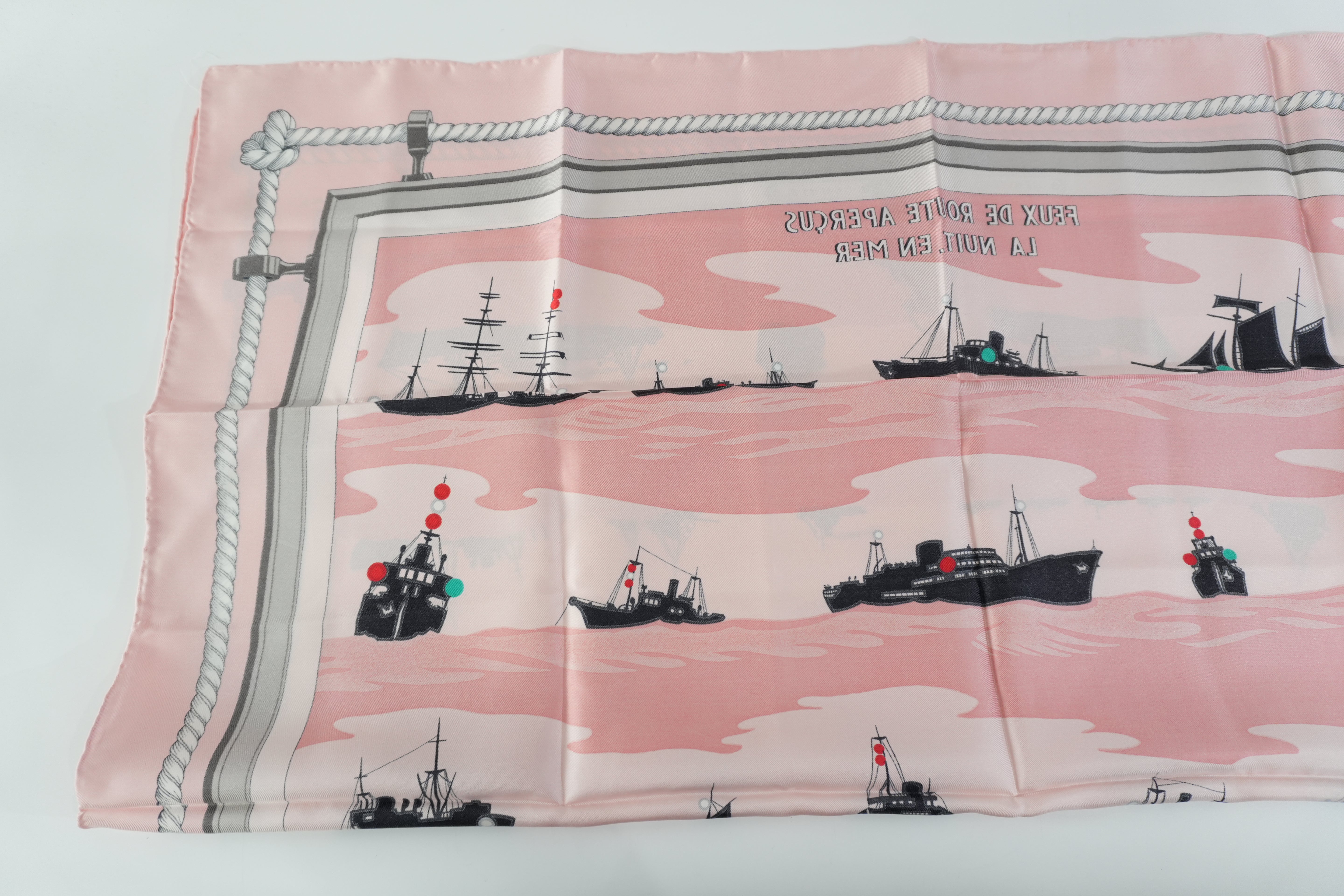 Pre-owned Hermes Scarf Pink