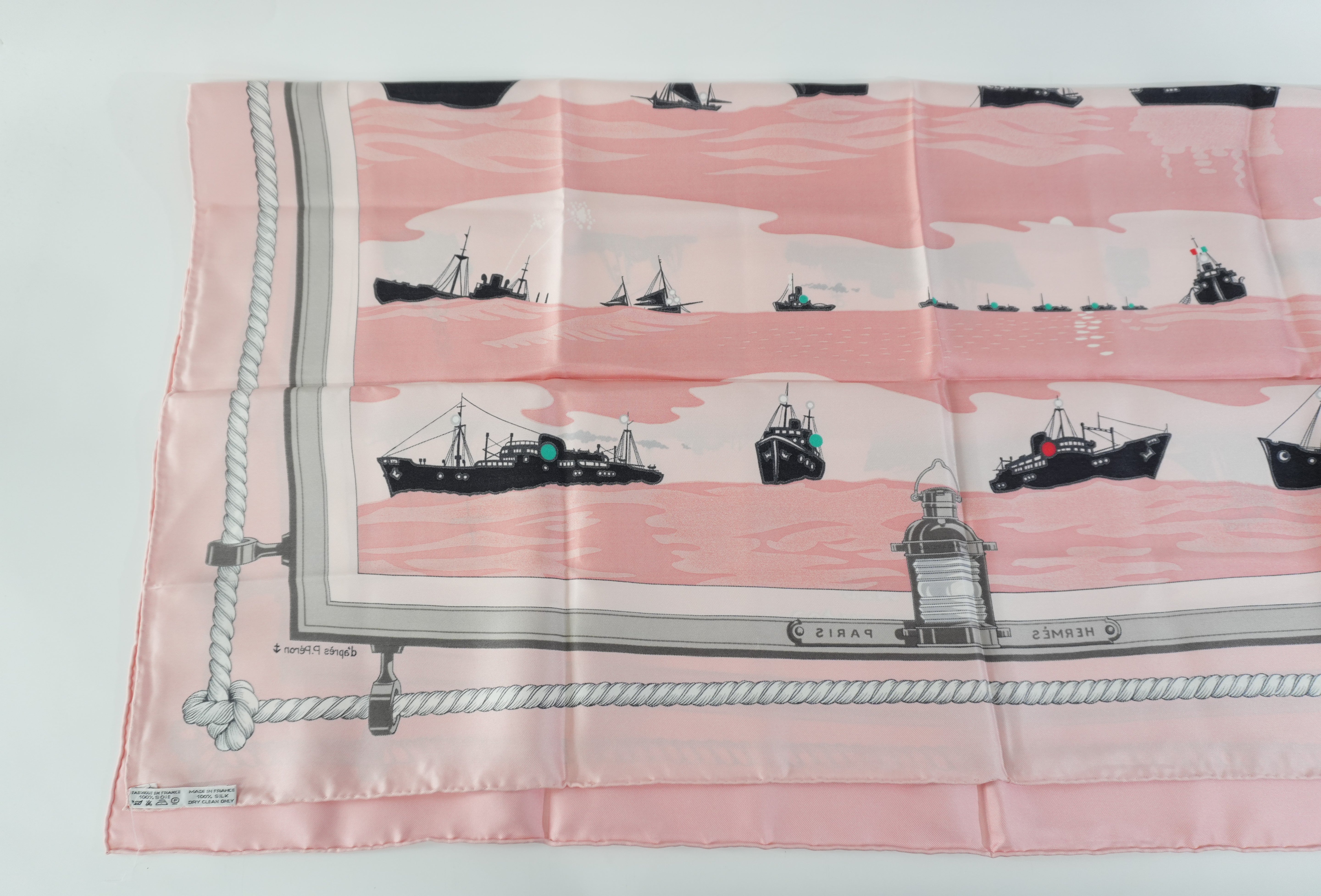 Pre-owned Hermes Scarf Pink