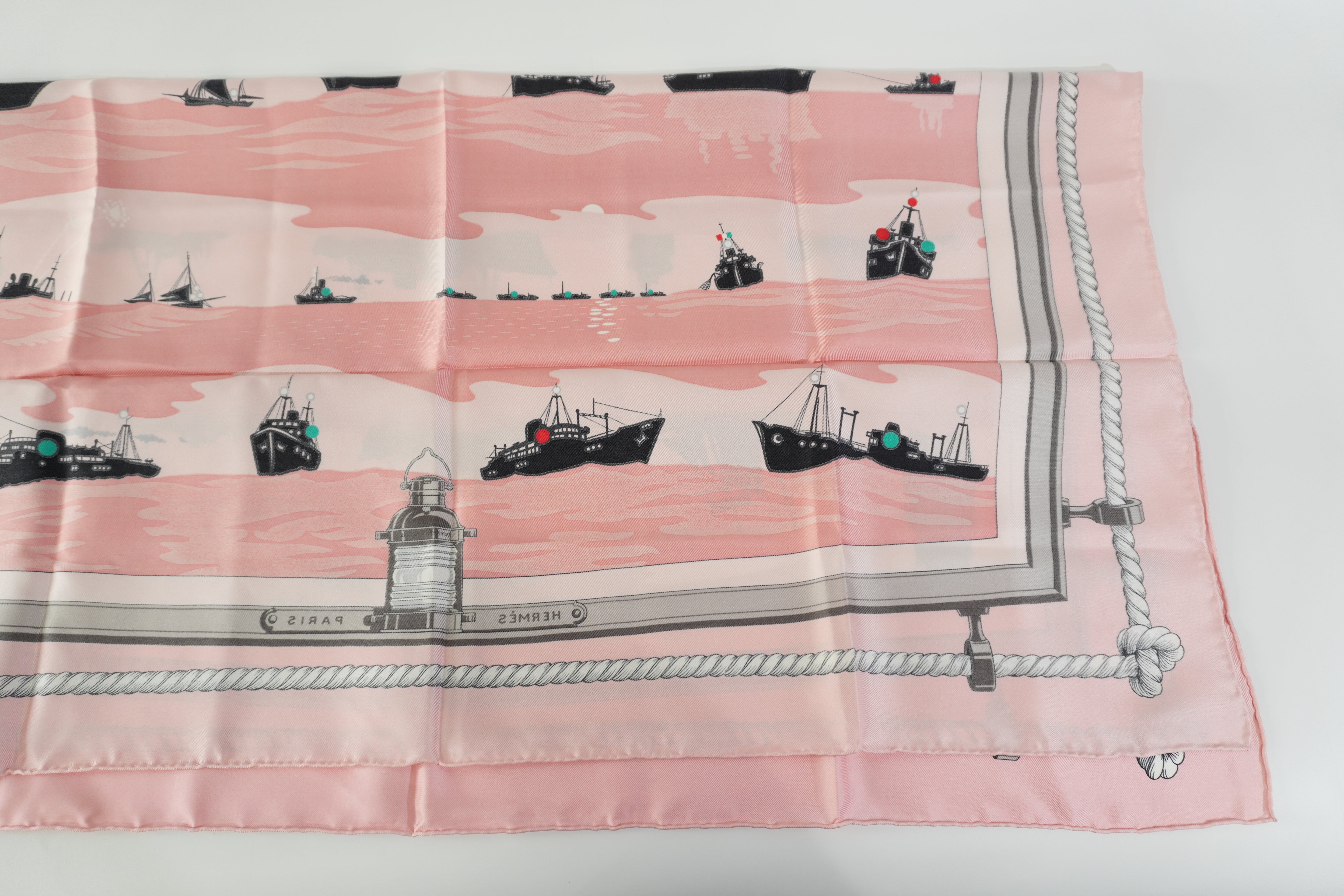 Pre-owned Hermes Scarf Pink