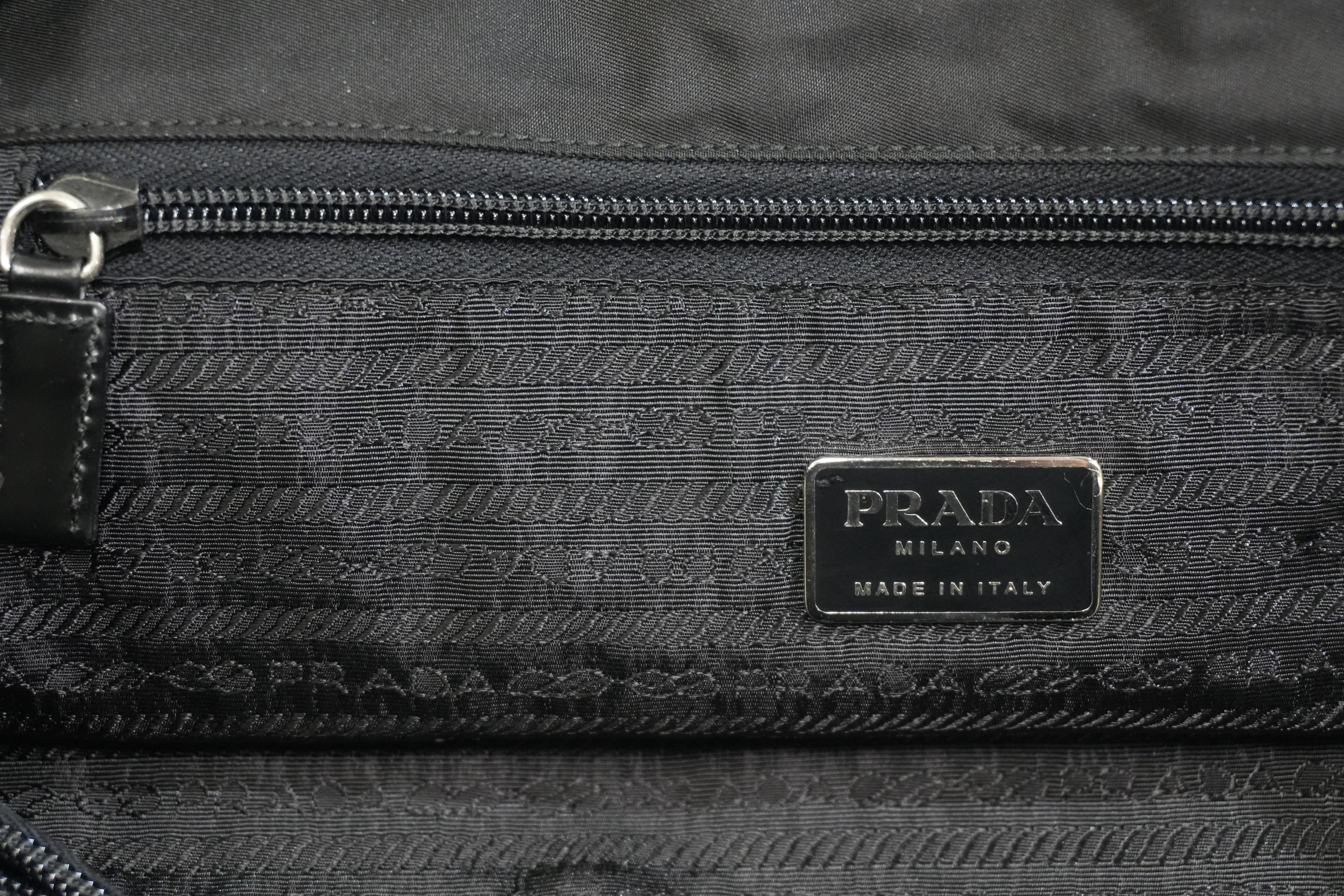 Pre-owned Prada Travel Bag Black